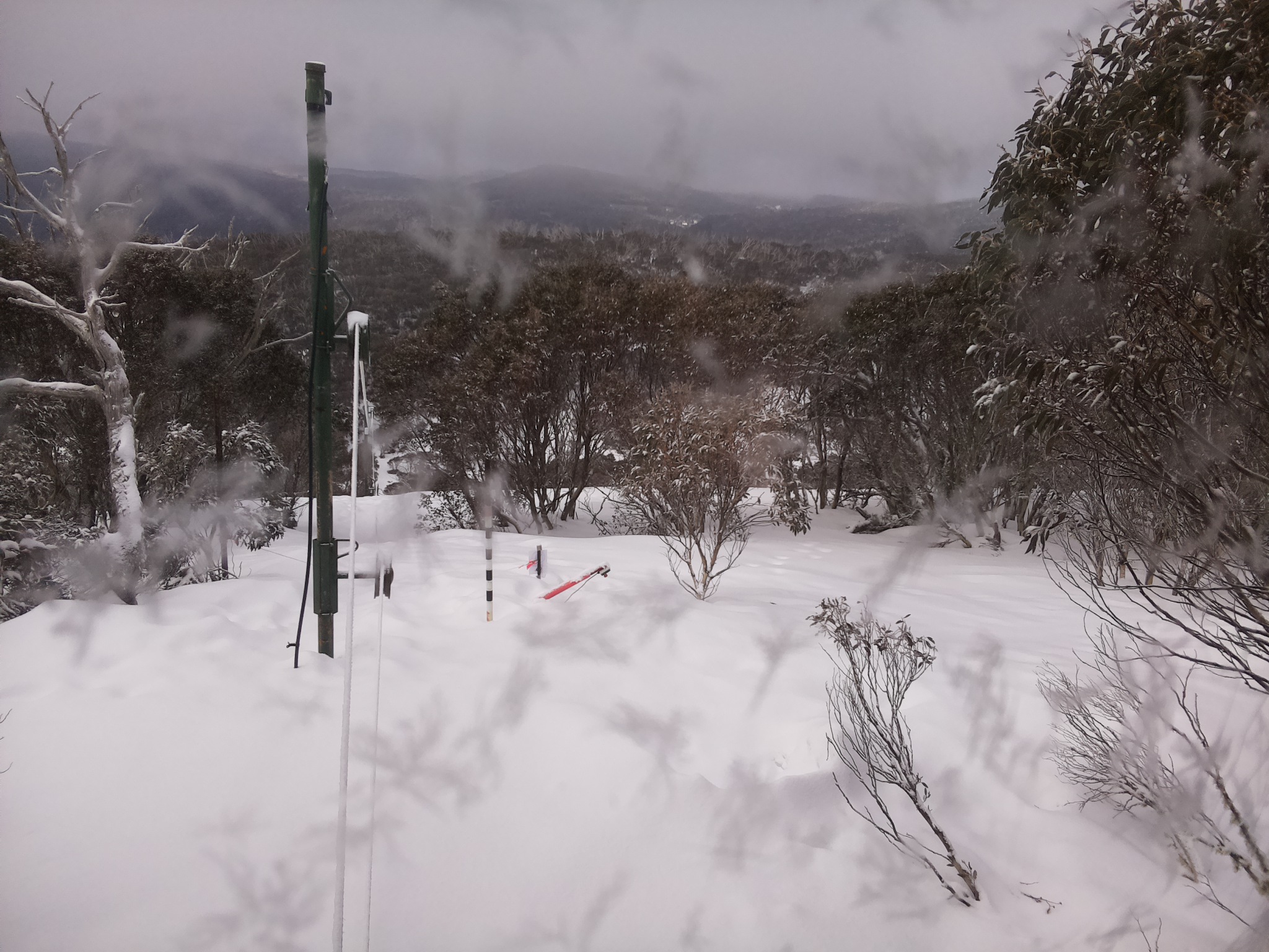 Bogong Web Cam 9:10am Monday 18th of August 2025