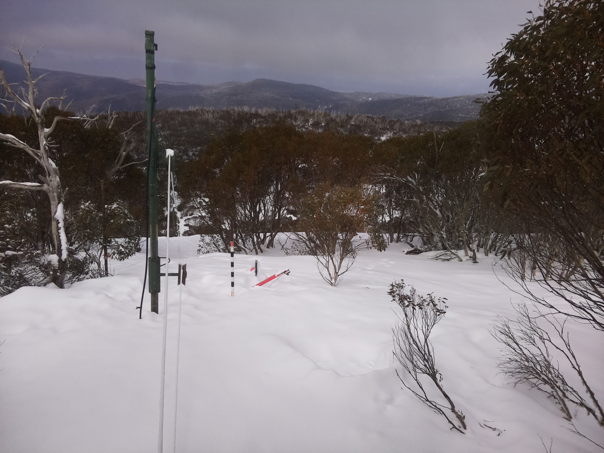 Bogong Web Cam 12:10pm Monday 18th of August 2025
