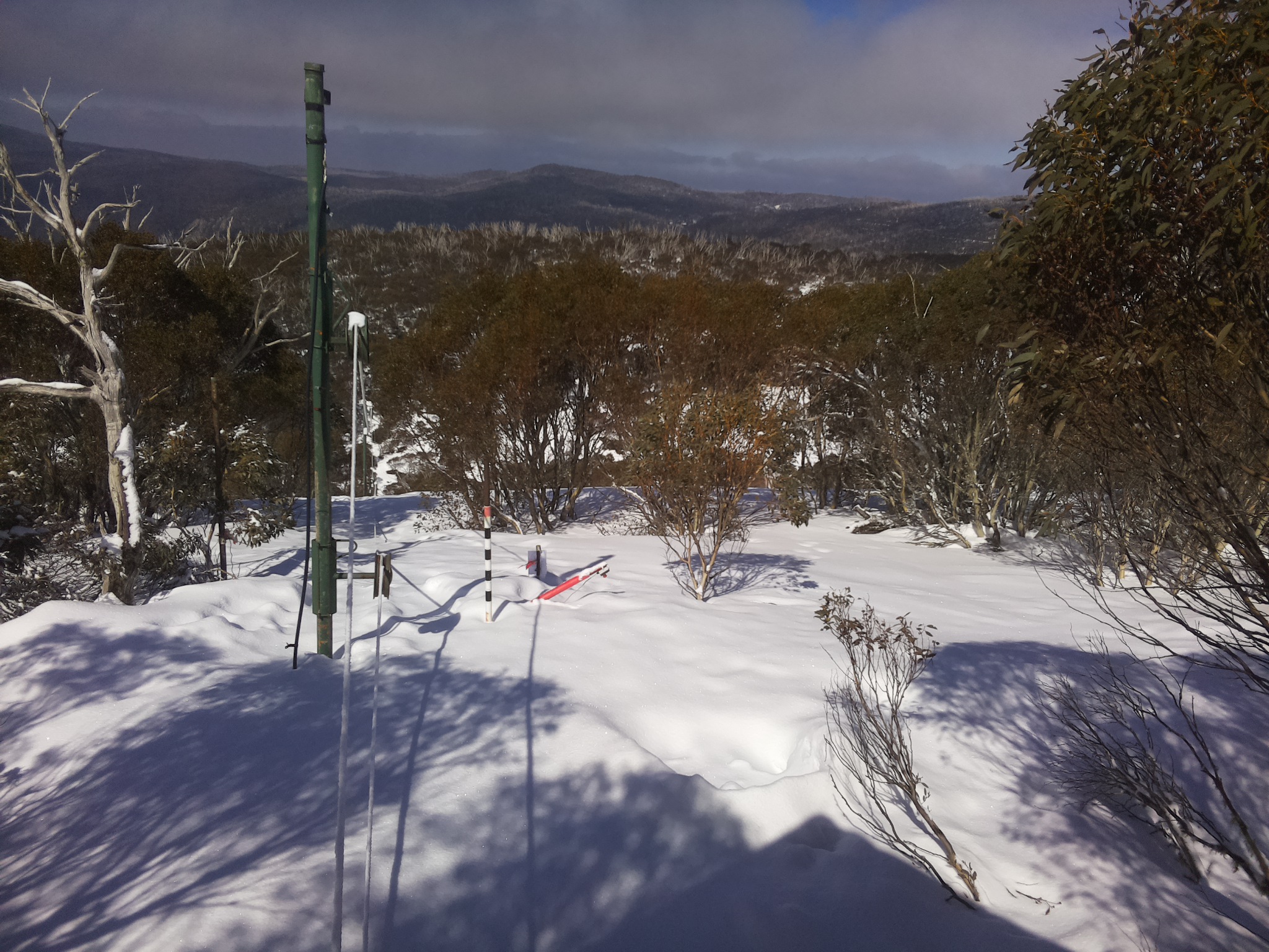 Bogong Web Cam 12:20pm Monday 18th of August 2025