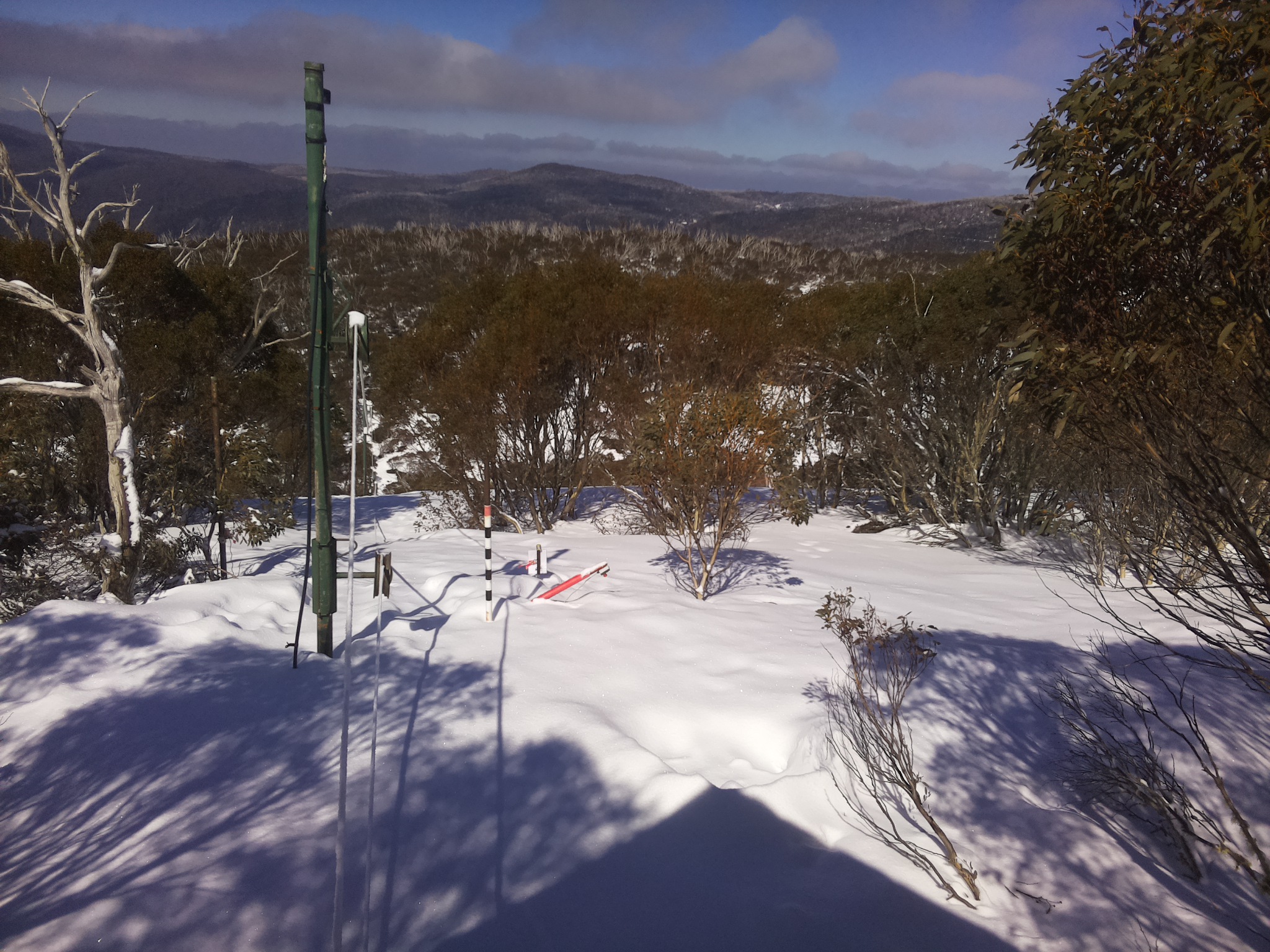 Bogong Web Cam 12:40pm Monday 18th of August 2025