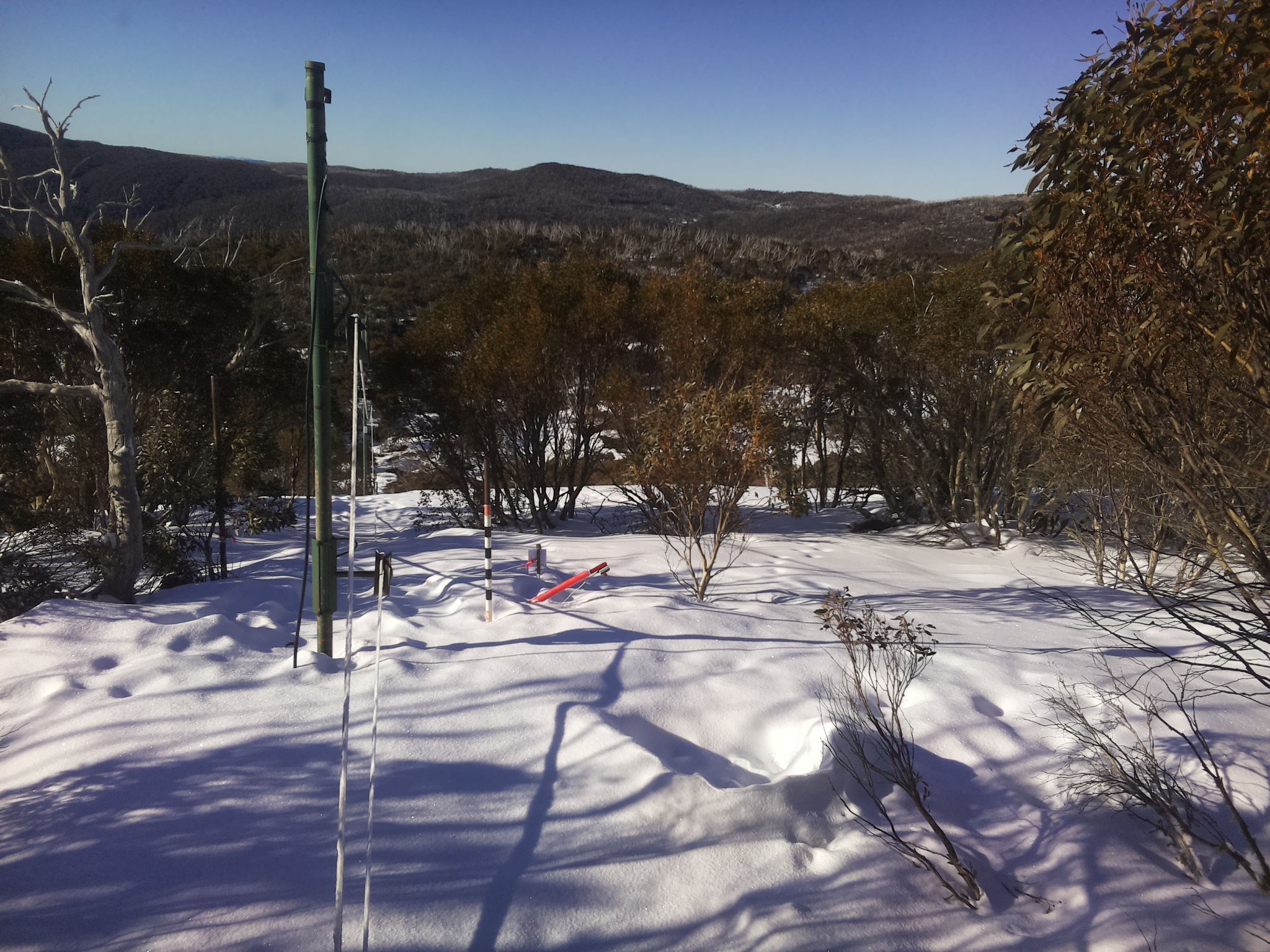 Bogong Web Cam 8:50am Tuesday 19th of August 2025