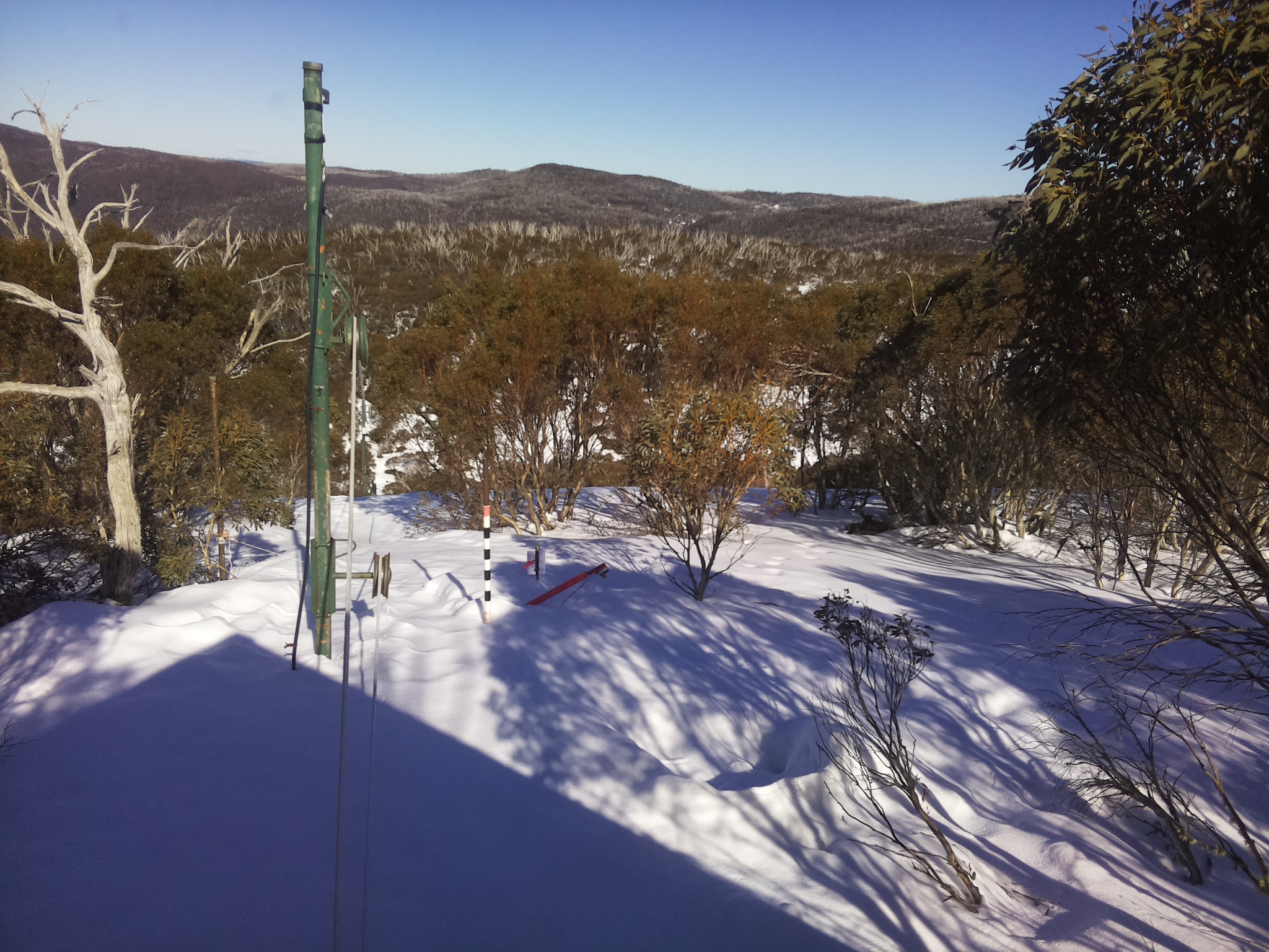 Bogong Web Cam 2:30pm Tuesday 19th of August 2025