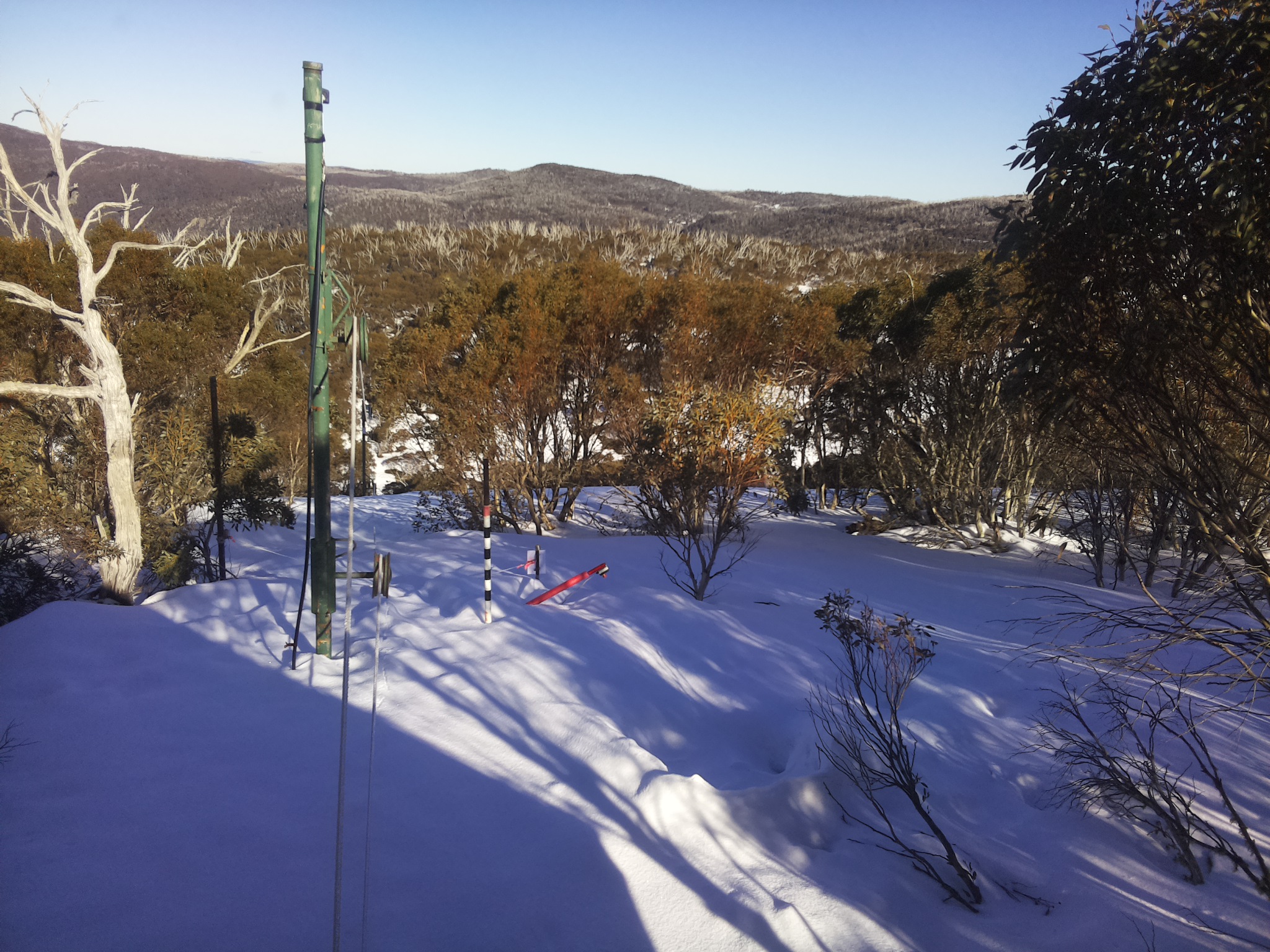 Bogong Web Cam 3:30pm Tuesday 19th of August 2025