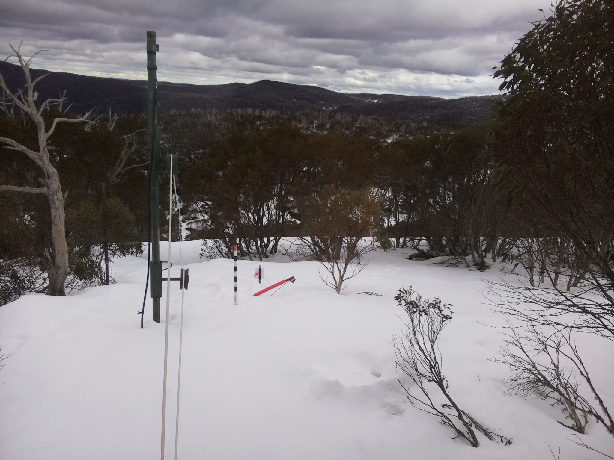 Bogong Web Cam 2:20pm Thursday 21st of August 2025