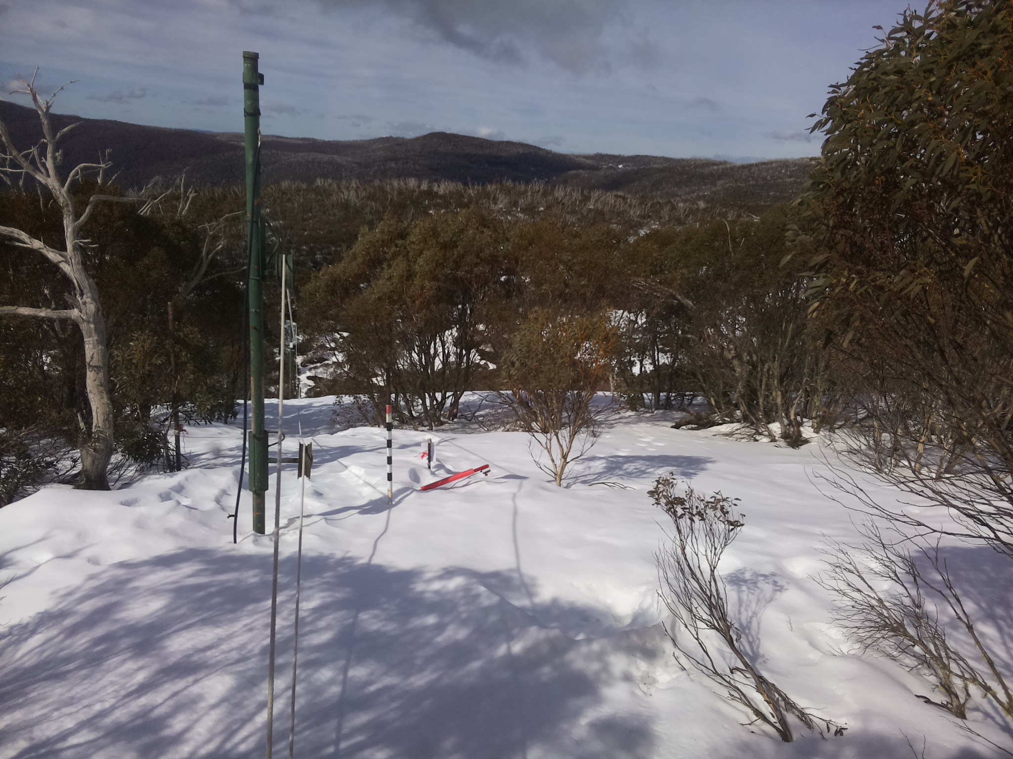 Bogong Web Cam 11:10am Friday 22nd of August 2025