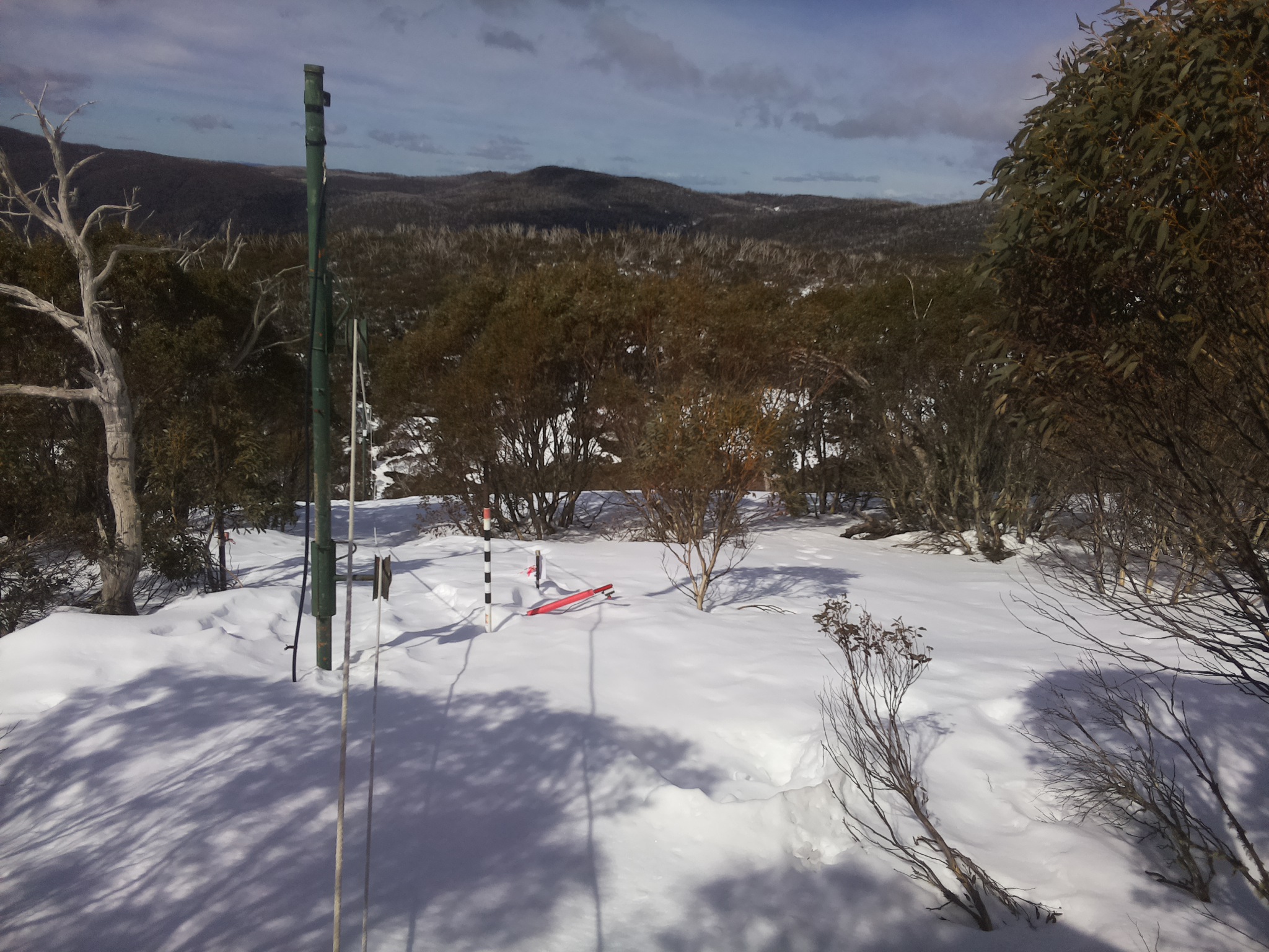 Bogong Web Cam 11:40am Friday 22nd of August 2025