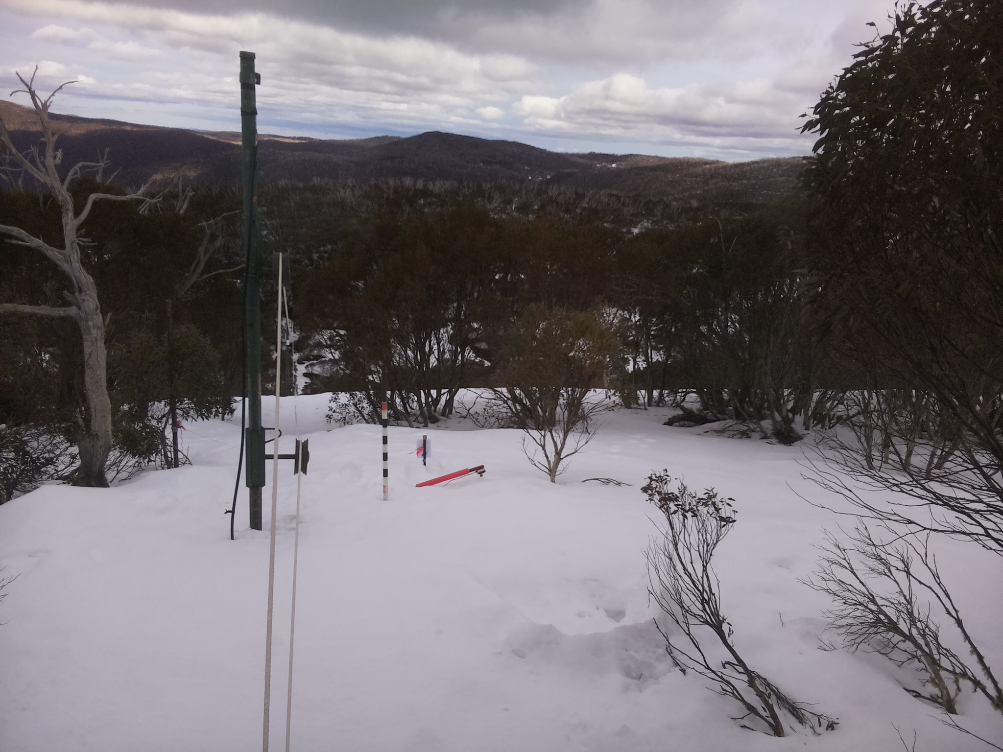 Bogong Web Cam 2:20pm Friday 22nd of August 2025