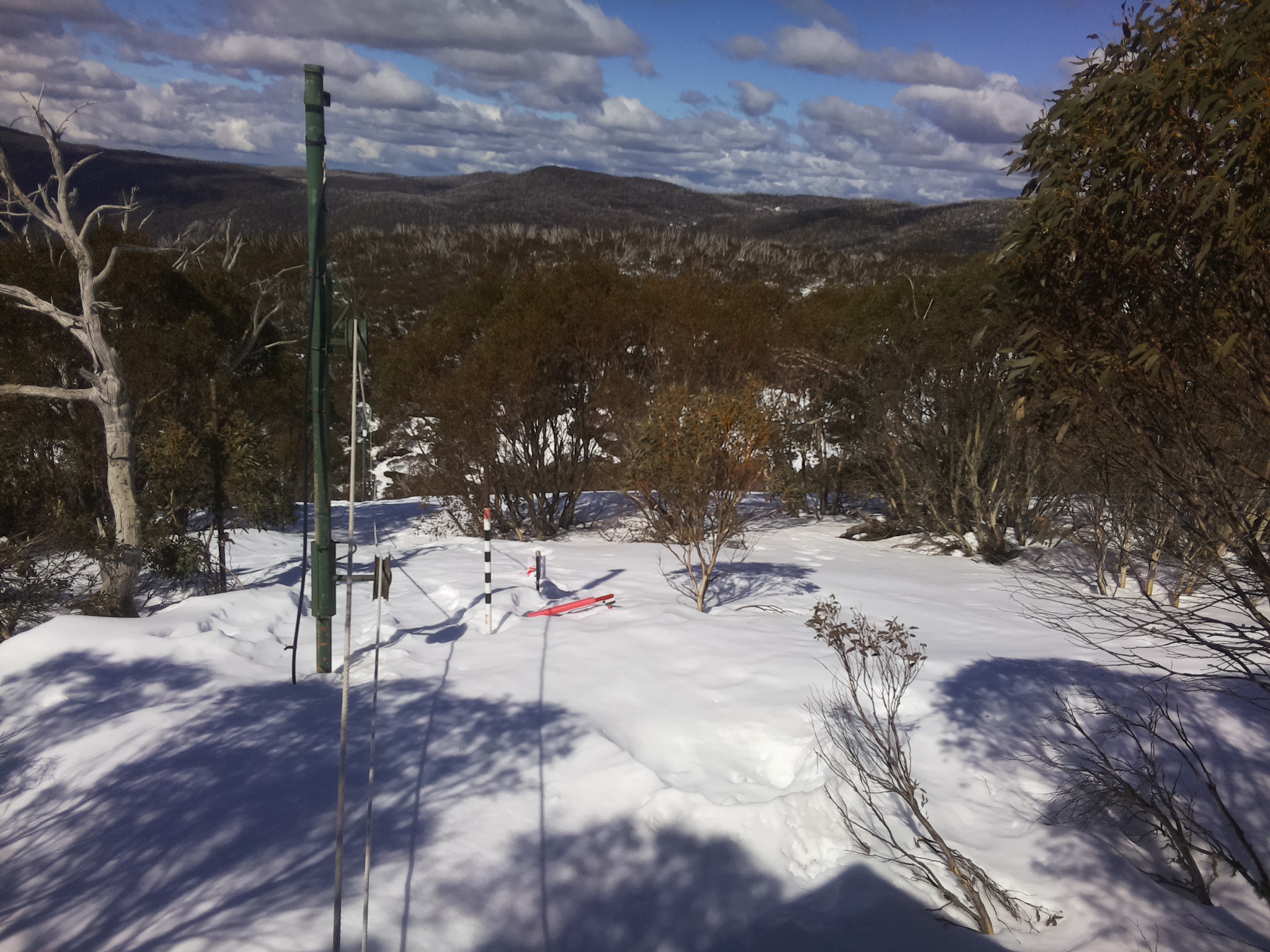 Bogong Web Cam 12:10pm Saturday 23rd of August 2025