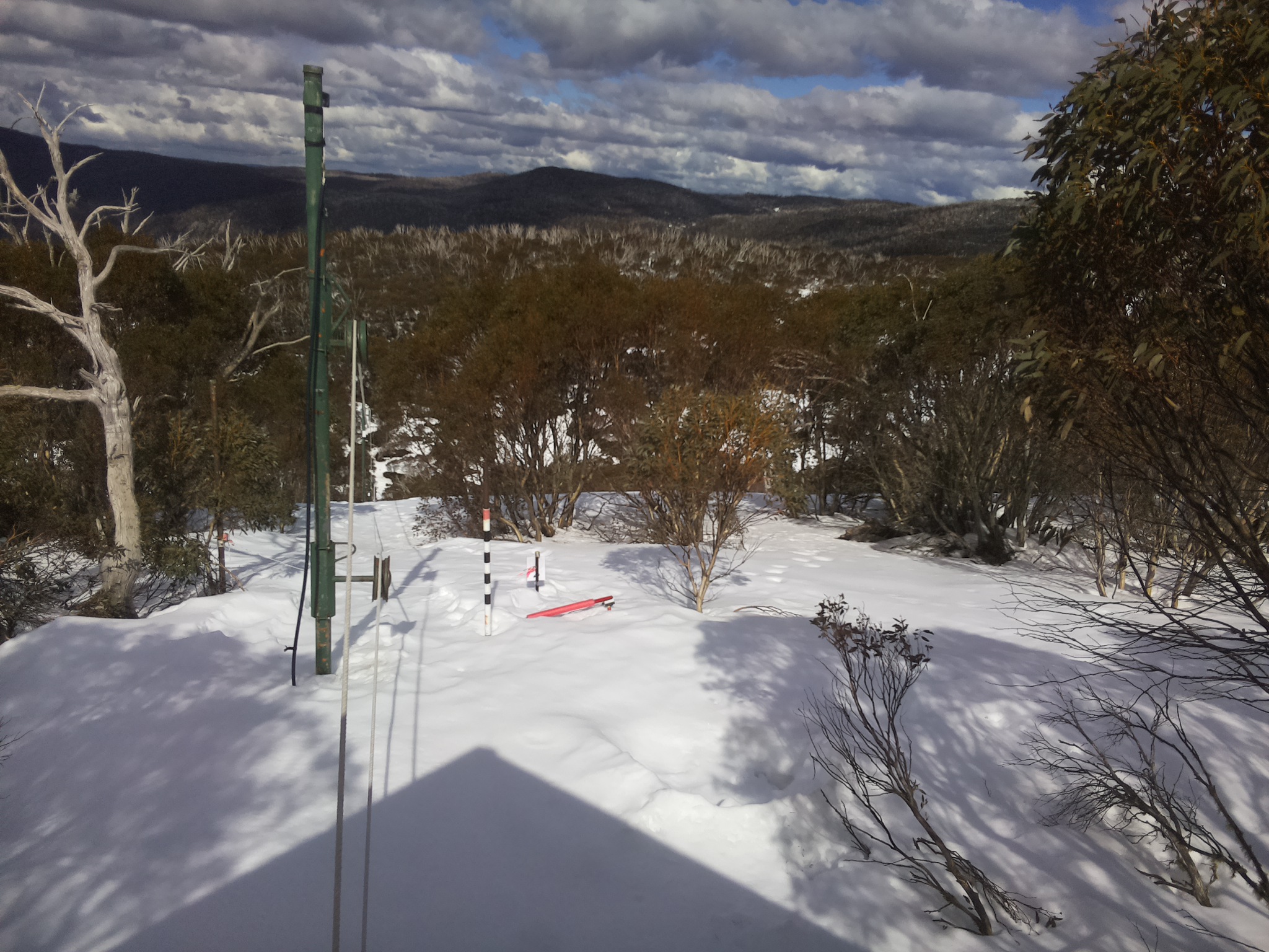 Bogong Web Cam 1:30pm Saturday 23rd of August 2025