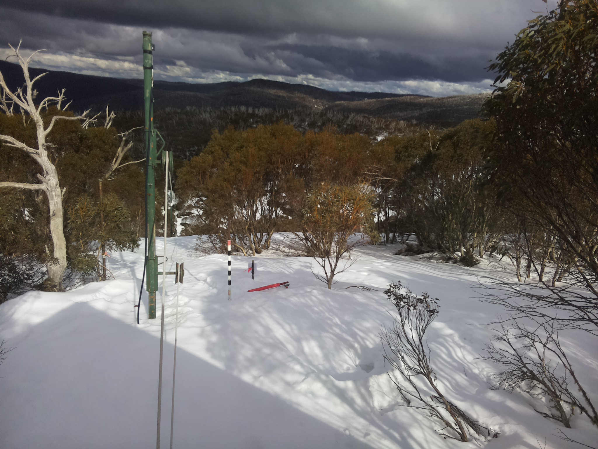 Bogong Web Cam 2:40pm Saturday 23rd of August 2025