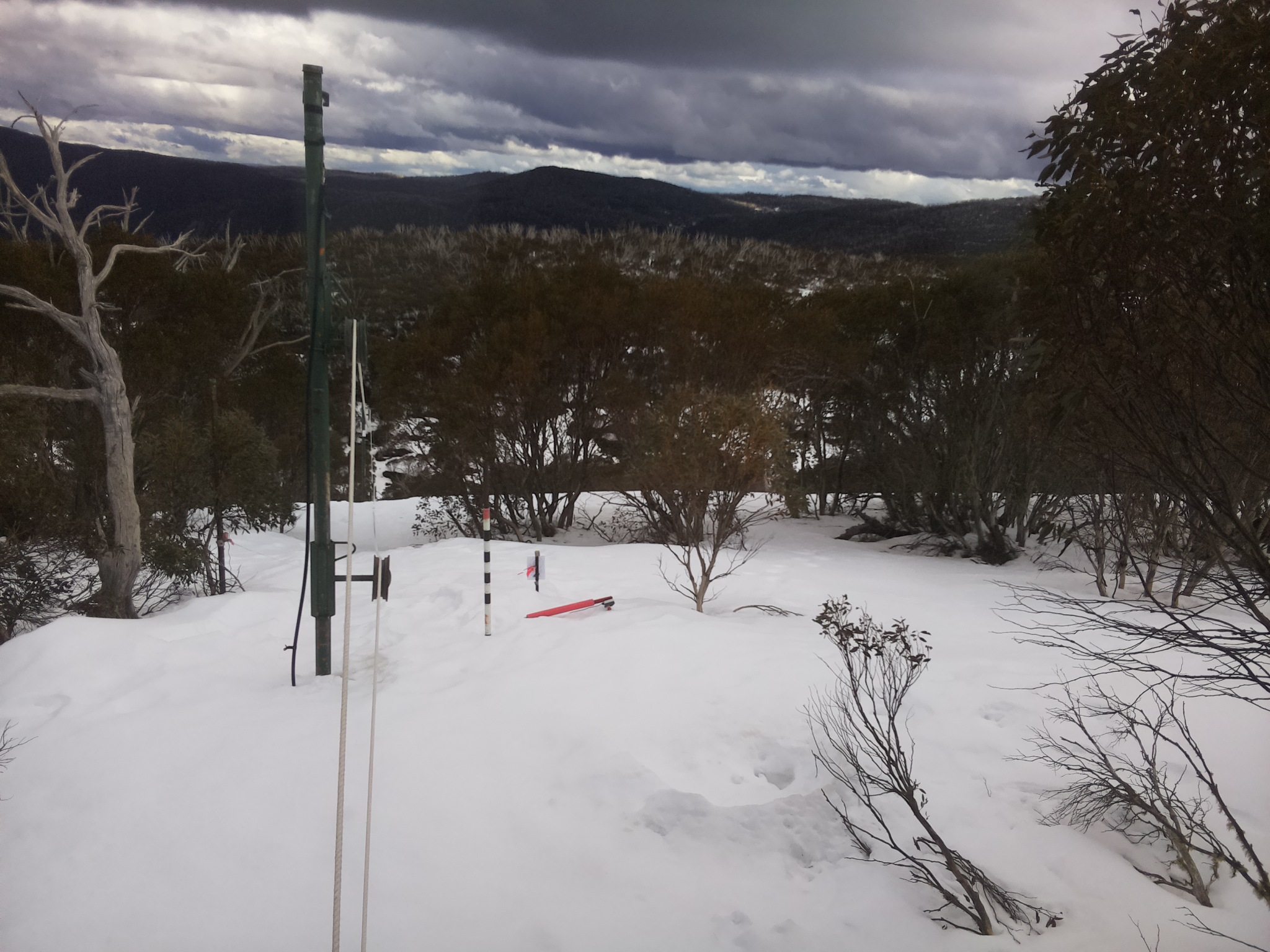 Bogong Web Cam 3:20pm Saturday 23rd of August 2025
