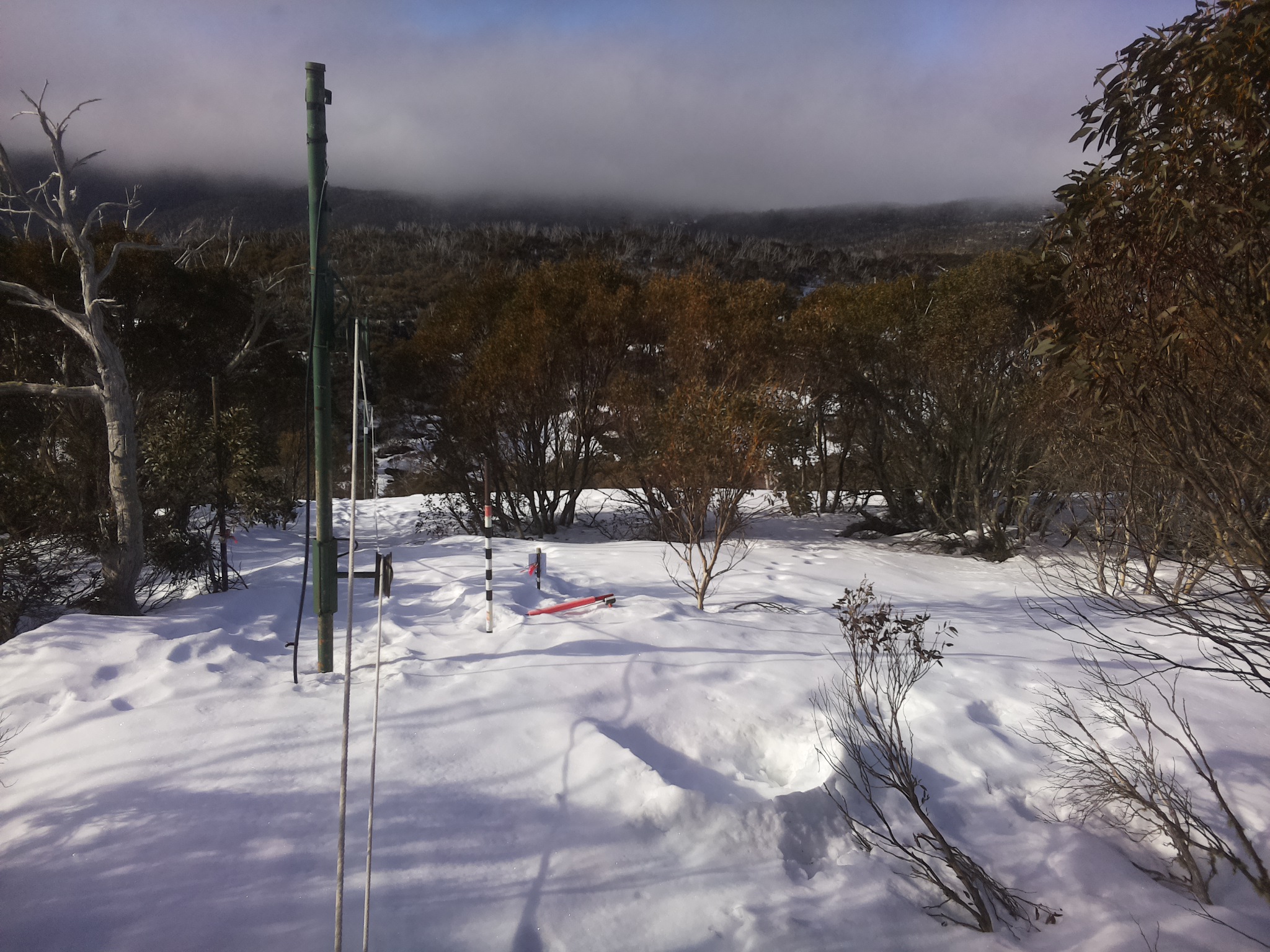 Bogong Web Cam 8:50am Sunday 24th of August 2025