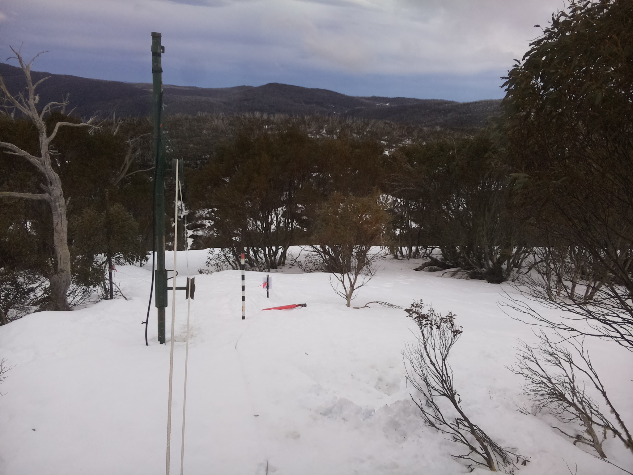 Bogong Web Cam 12:10pm Tuesday 26th of August 2025