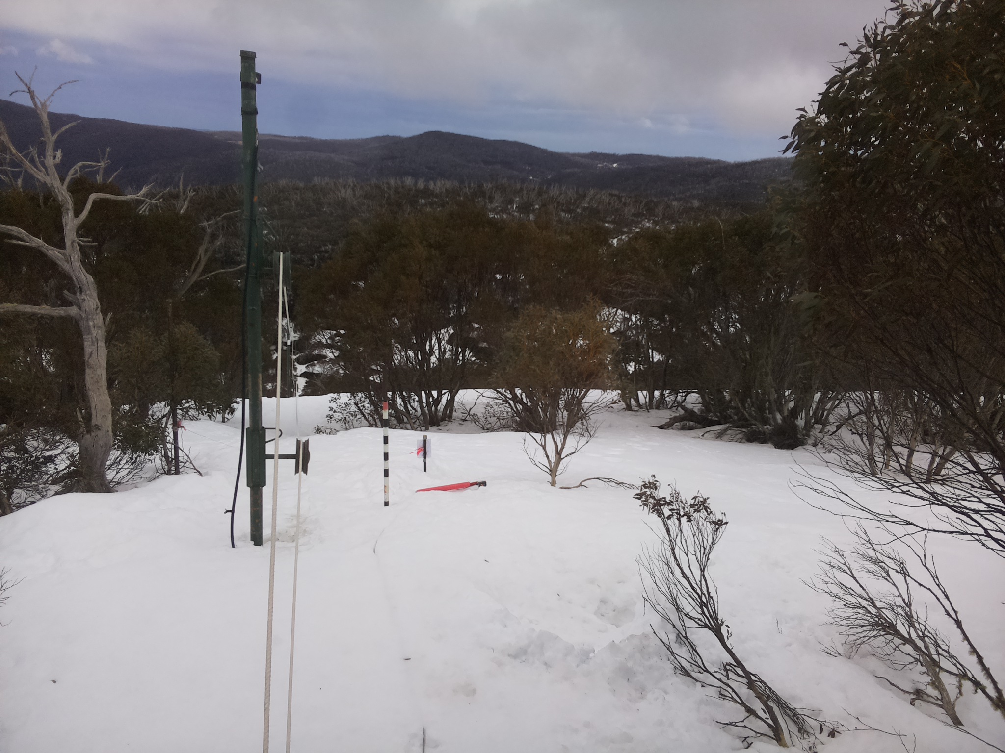 Bogong Web Cam 12:40pm Tuesday 26th of August 2025