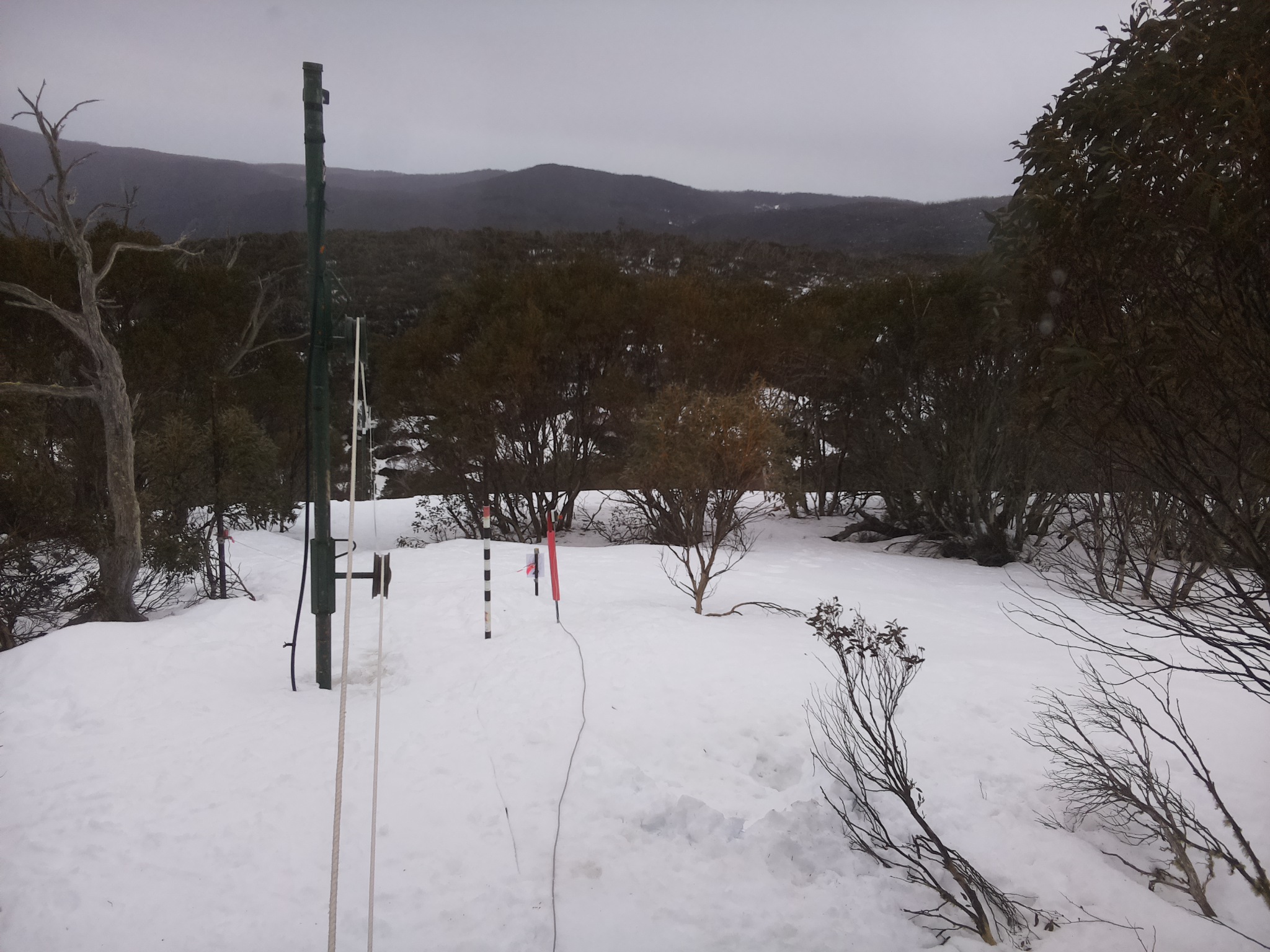 Bogong Web Cam 2:50pm Tuesday 26th of August 2025