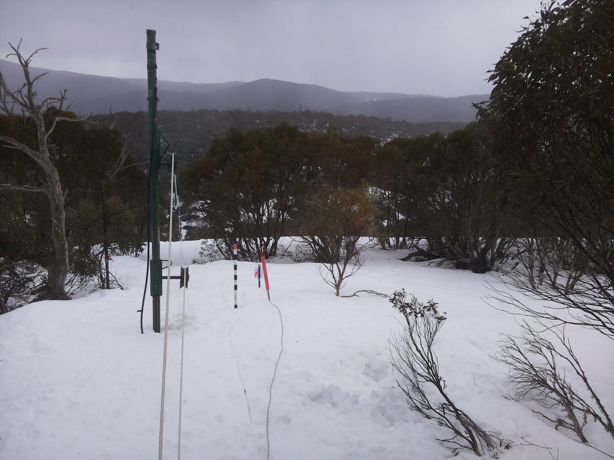 Bogong Web Cam 4:50pm Tuesday 26th of August 2025