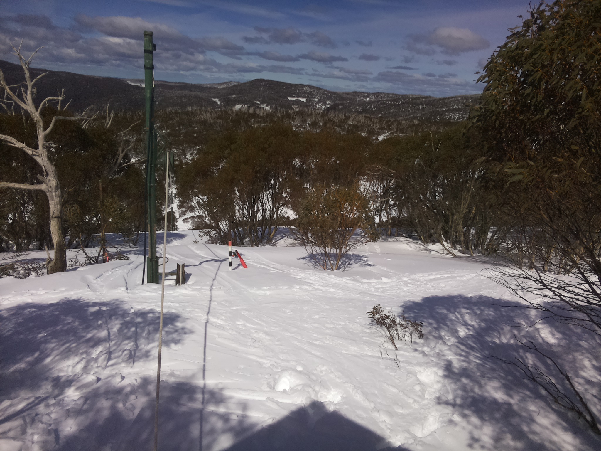Bogong Web Cam 12:40pm Monday 1st of September 2025