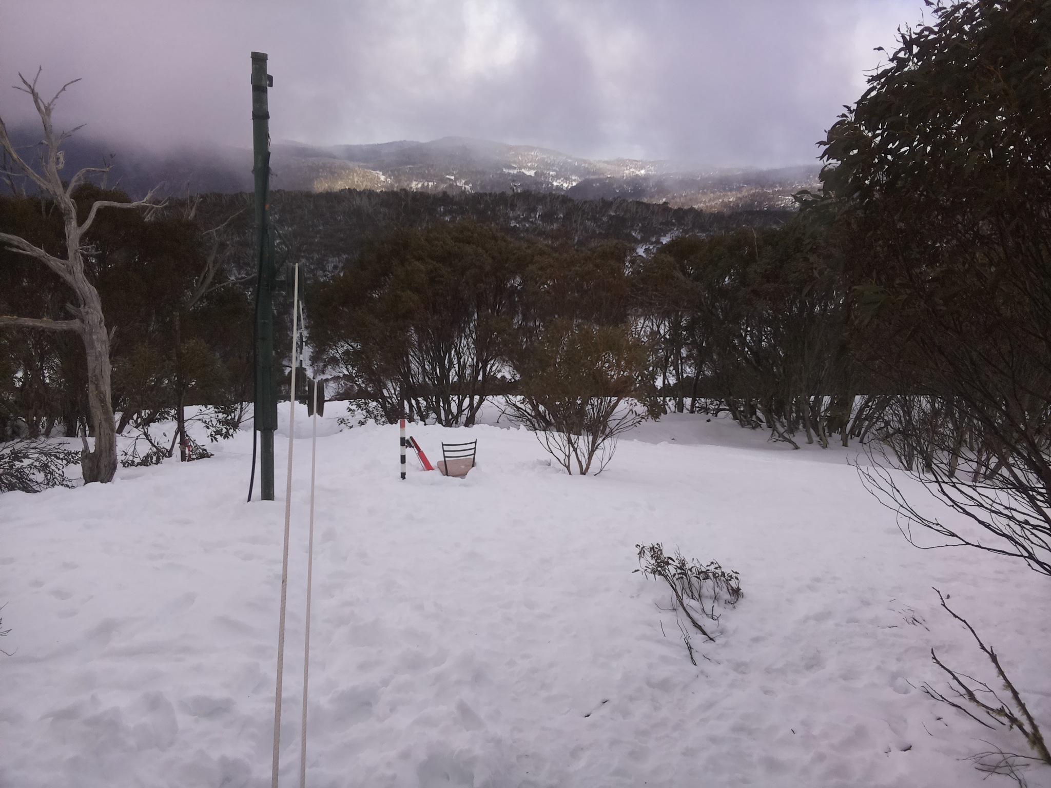 Bogong Web Cam 2:00pm Wednesday 3rd of September 2025