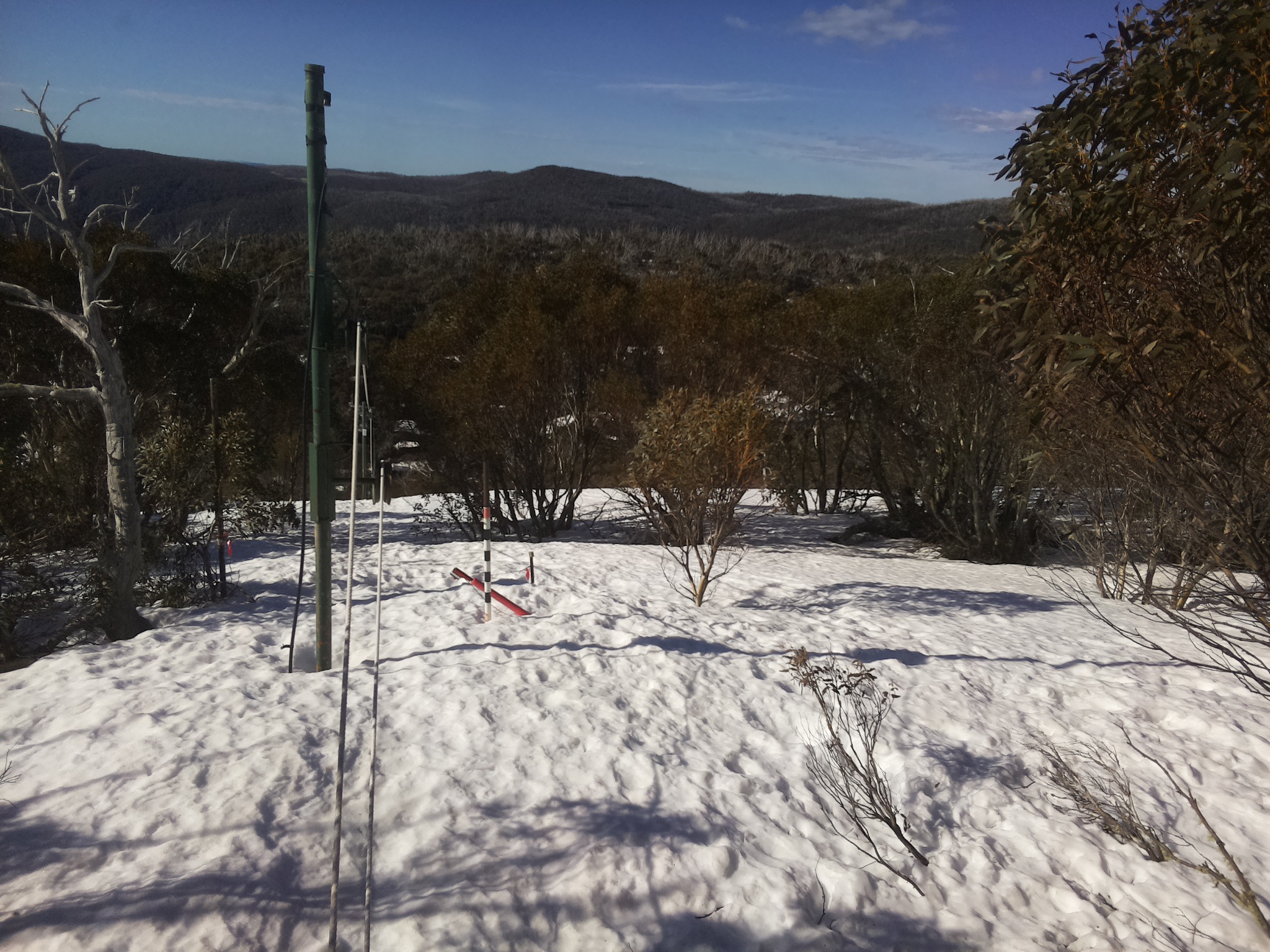 Bogong Web Cam 8:50am Monday 15th of September 2025