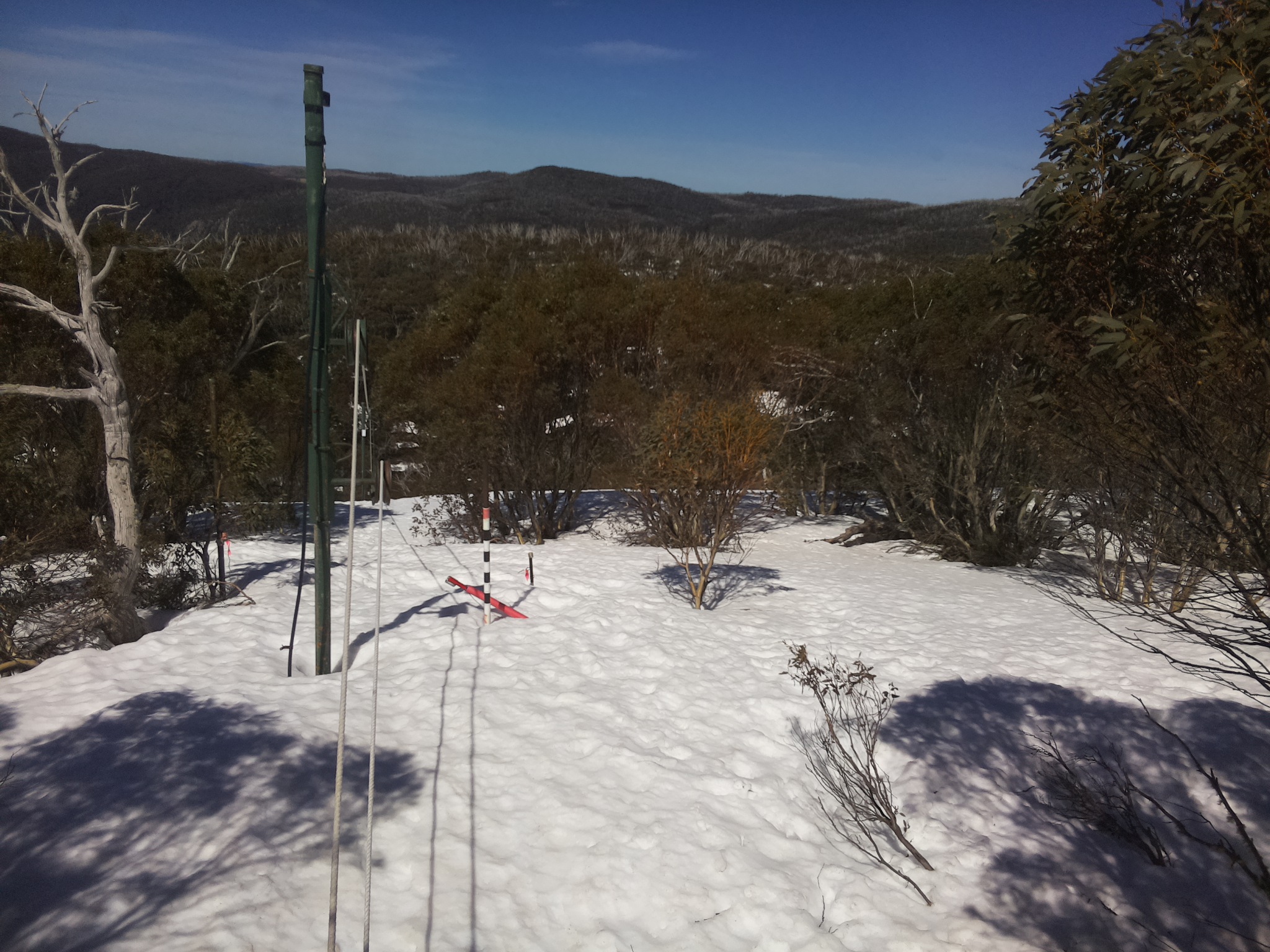 Bogong Web Cam 12:20pm Monday 15th of September 2025