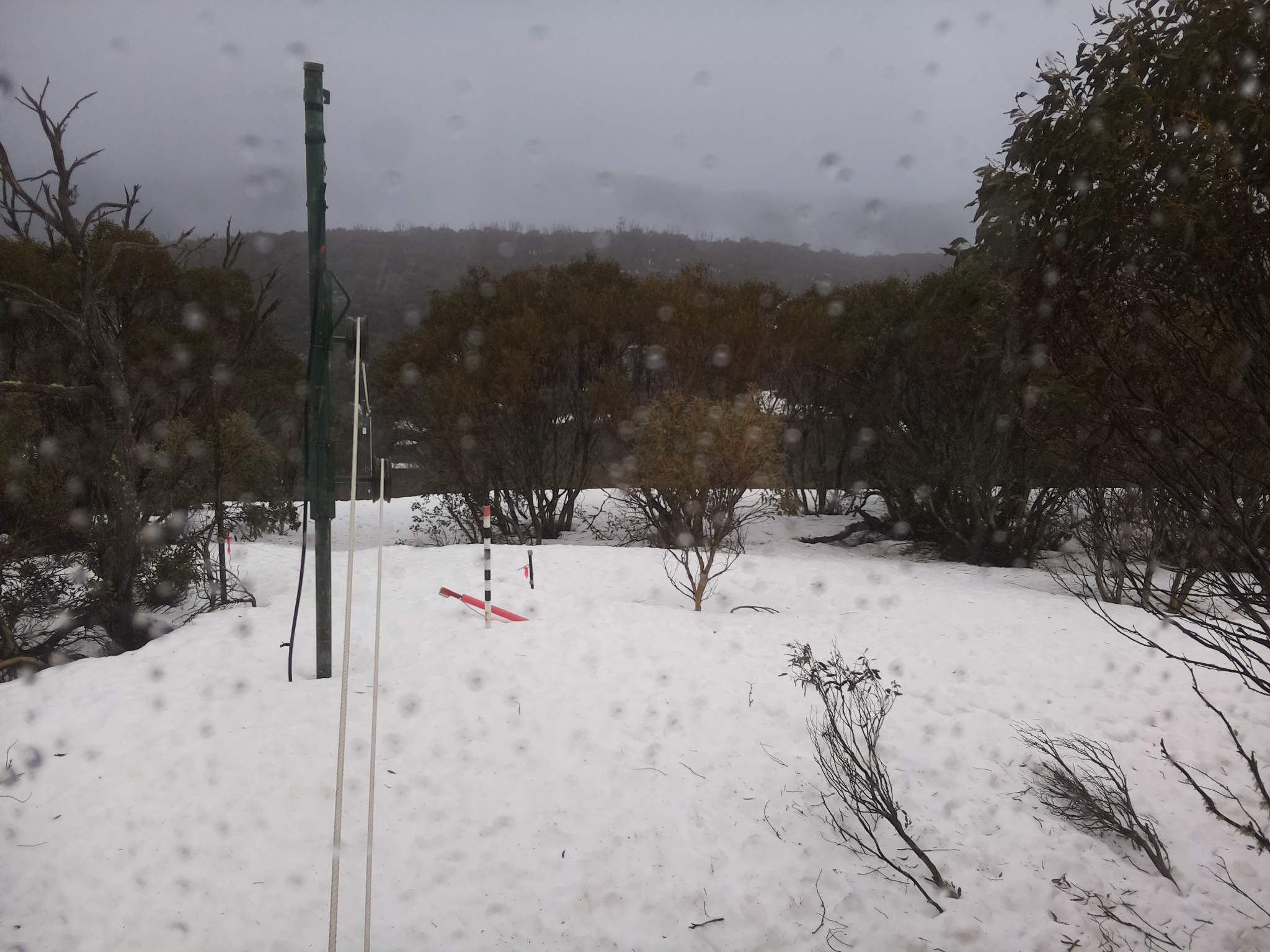 Bogong Web Cam 2:20pm Tuesday 16th of September 2025