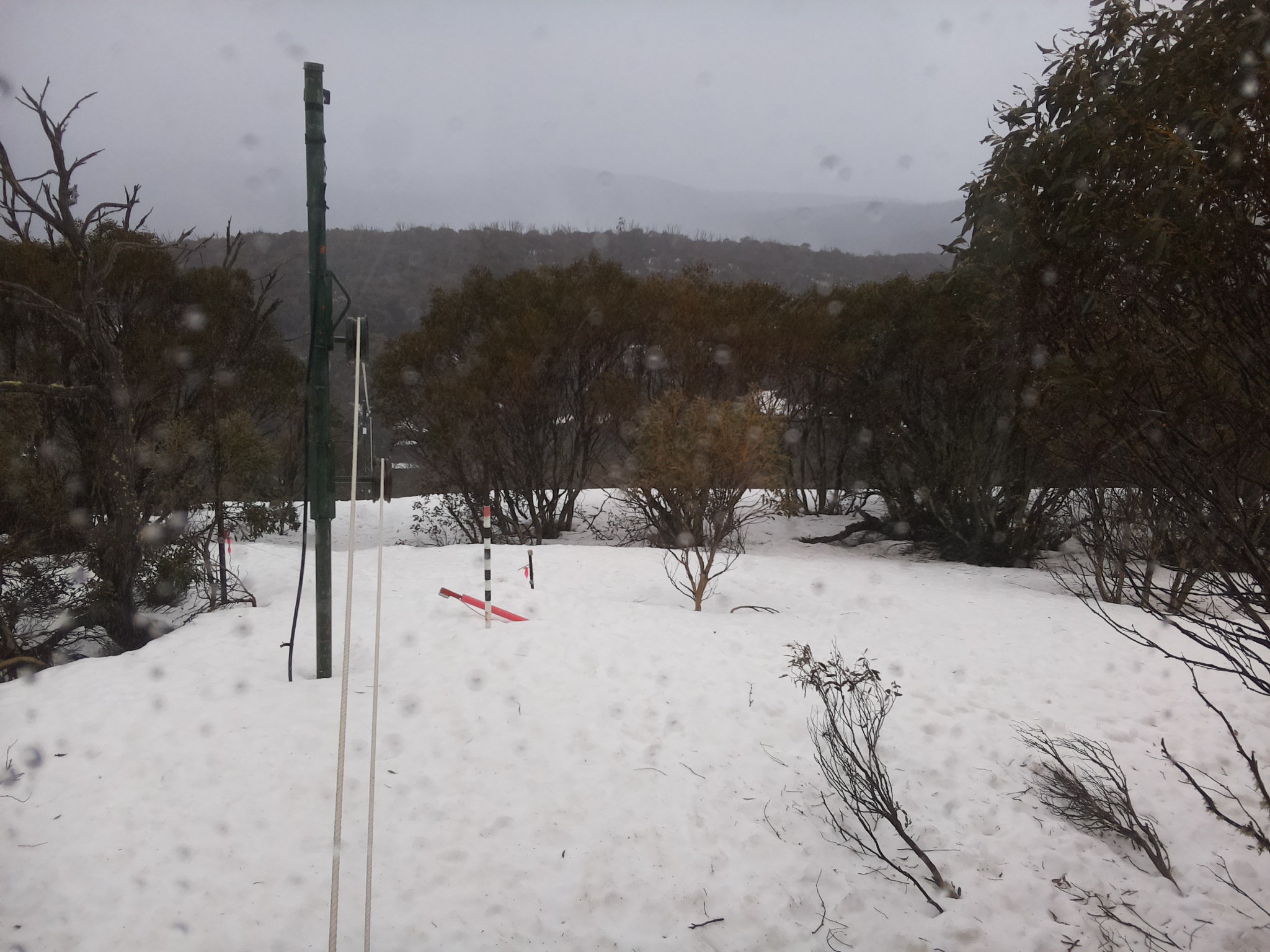 Bogong Web Cam 3:10pm Tuesday 16th of September 2025