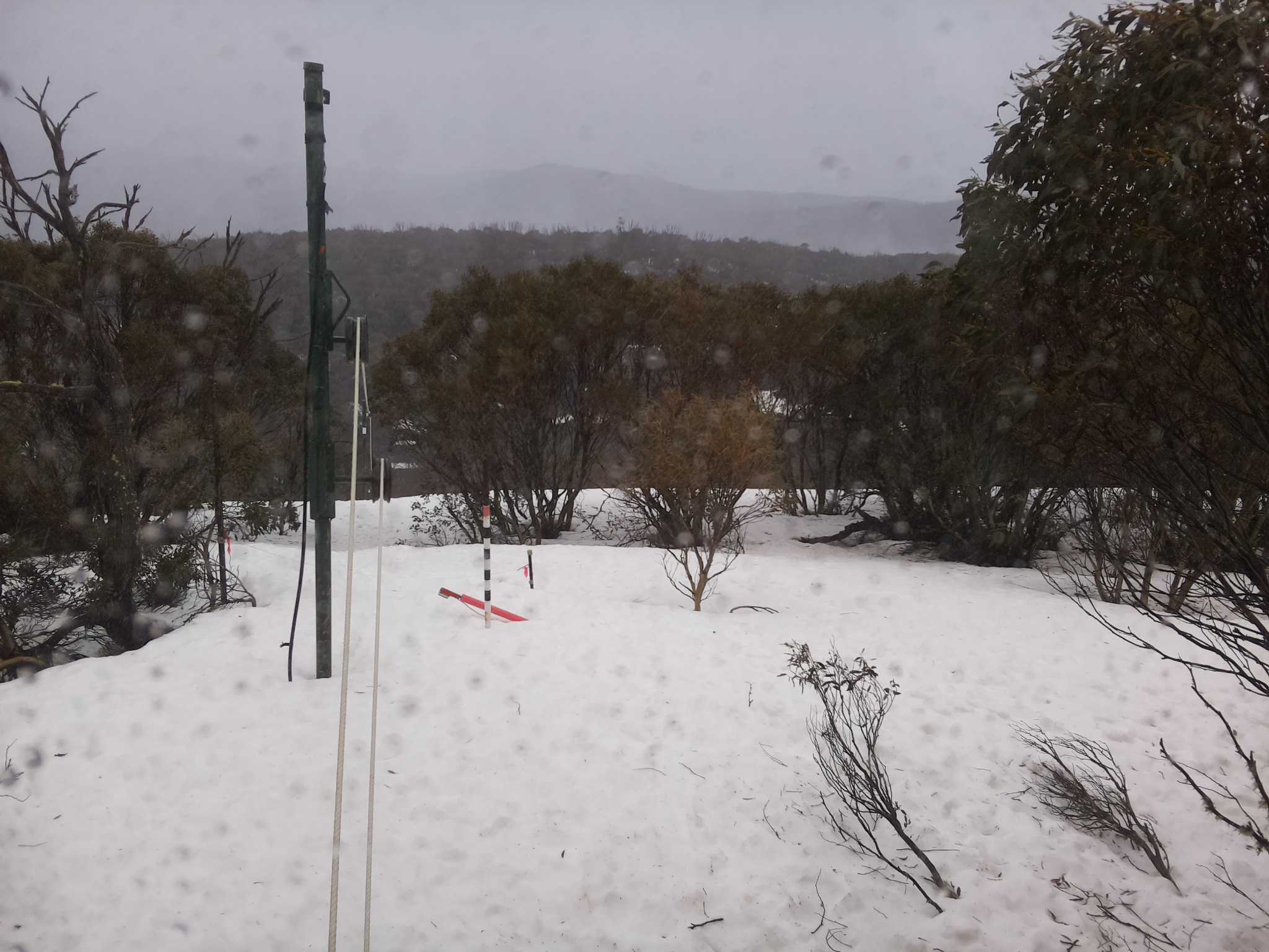 Bogong Web Cam 3:20pm Tuesday 16th of September 2025
