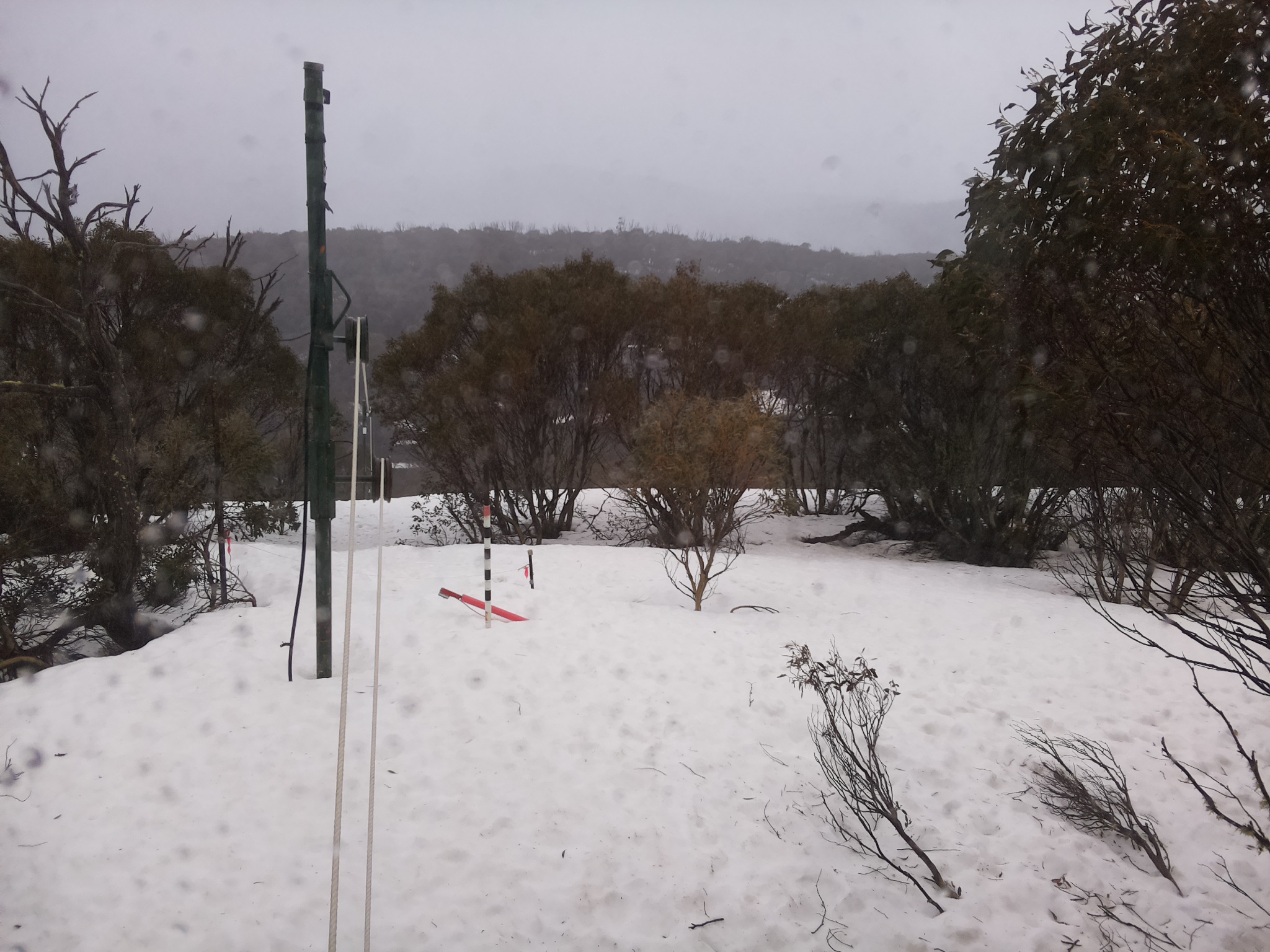 Bogong Web Cam 4:30pm Tuesday 16th of September 2025