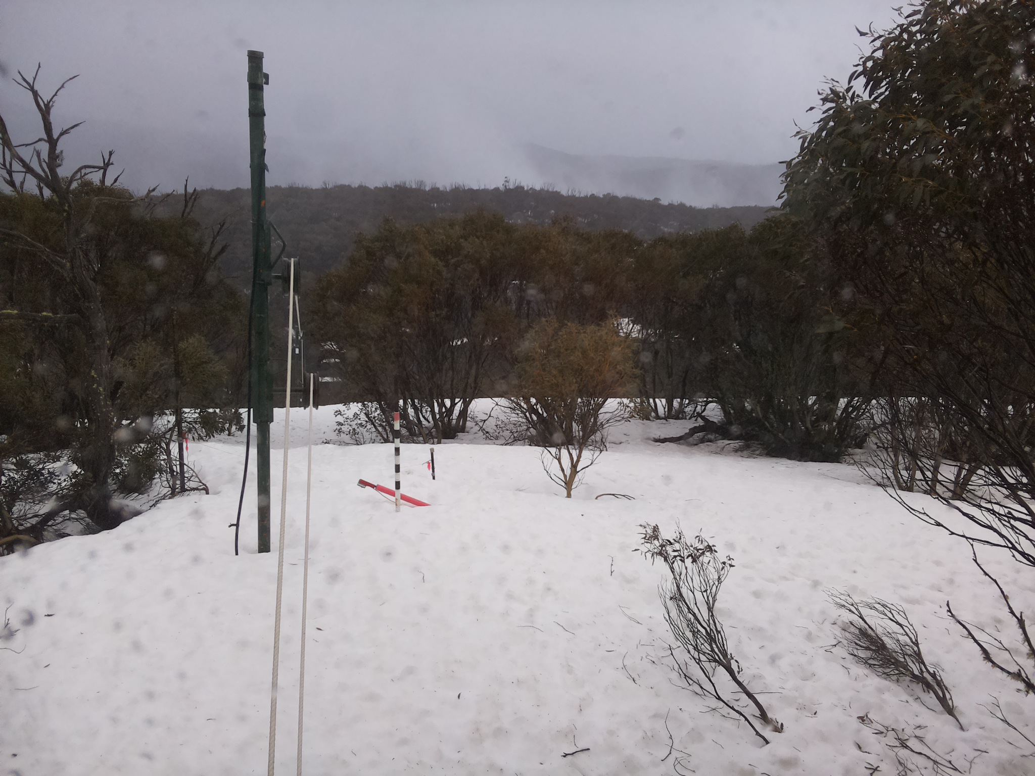 Bogong Web Cam 4:50pm Tuesday 16th of September 2025