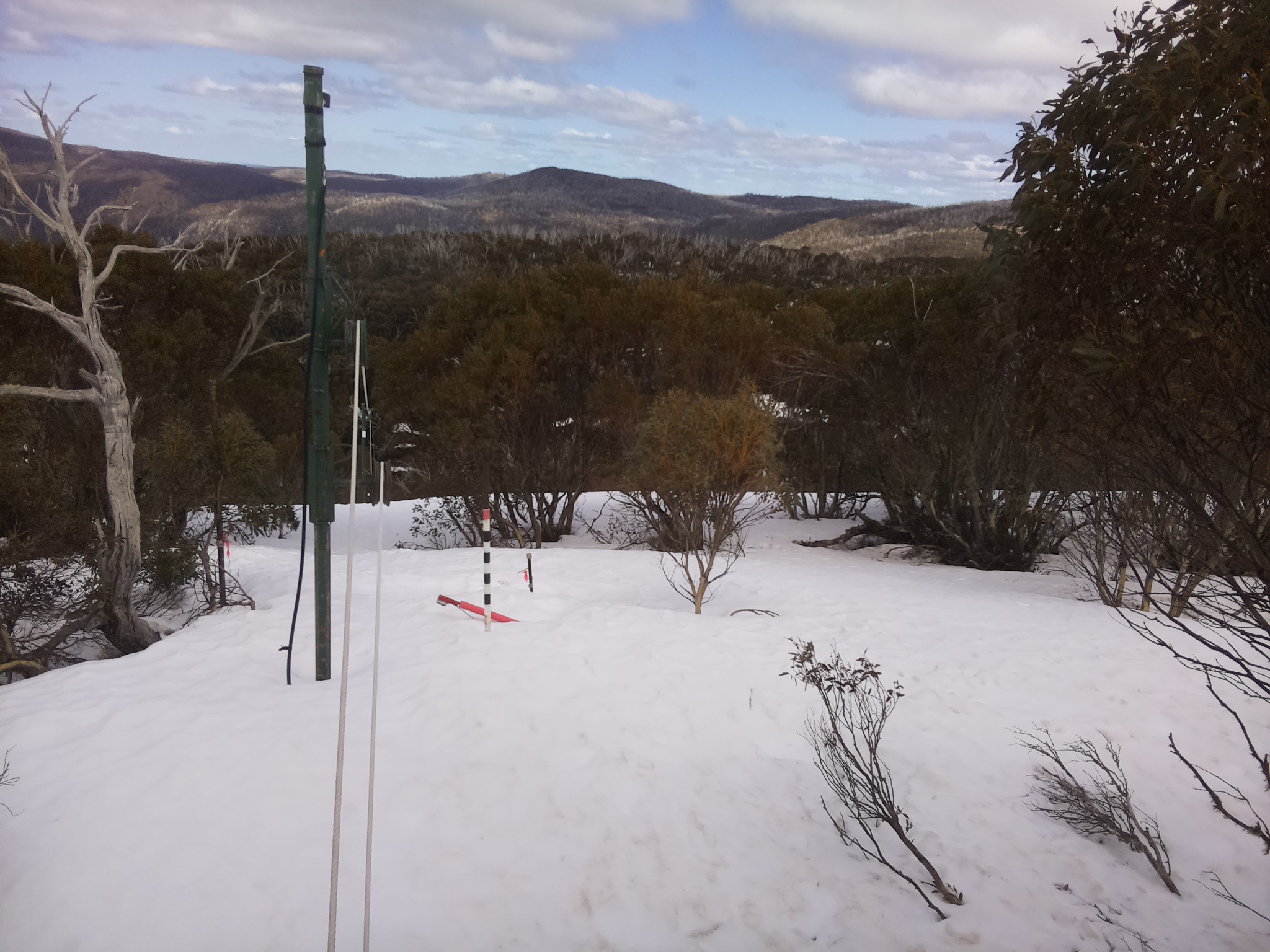 Bogong Web Cam 12:40pm Thursday 18th of September 2025