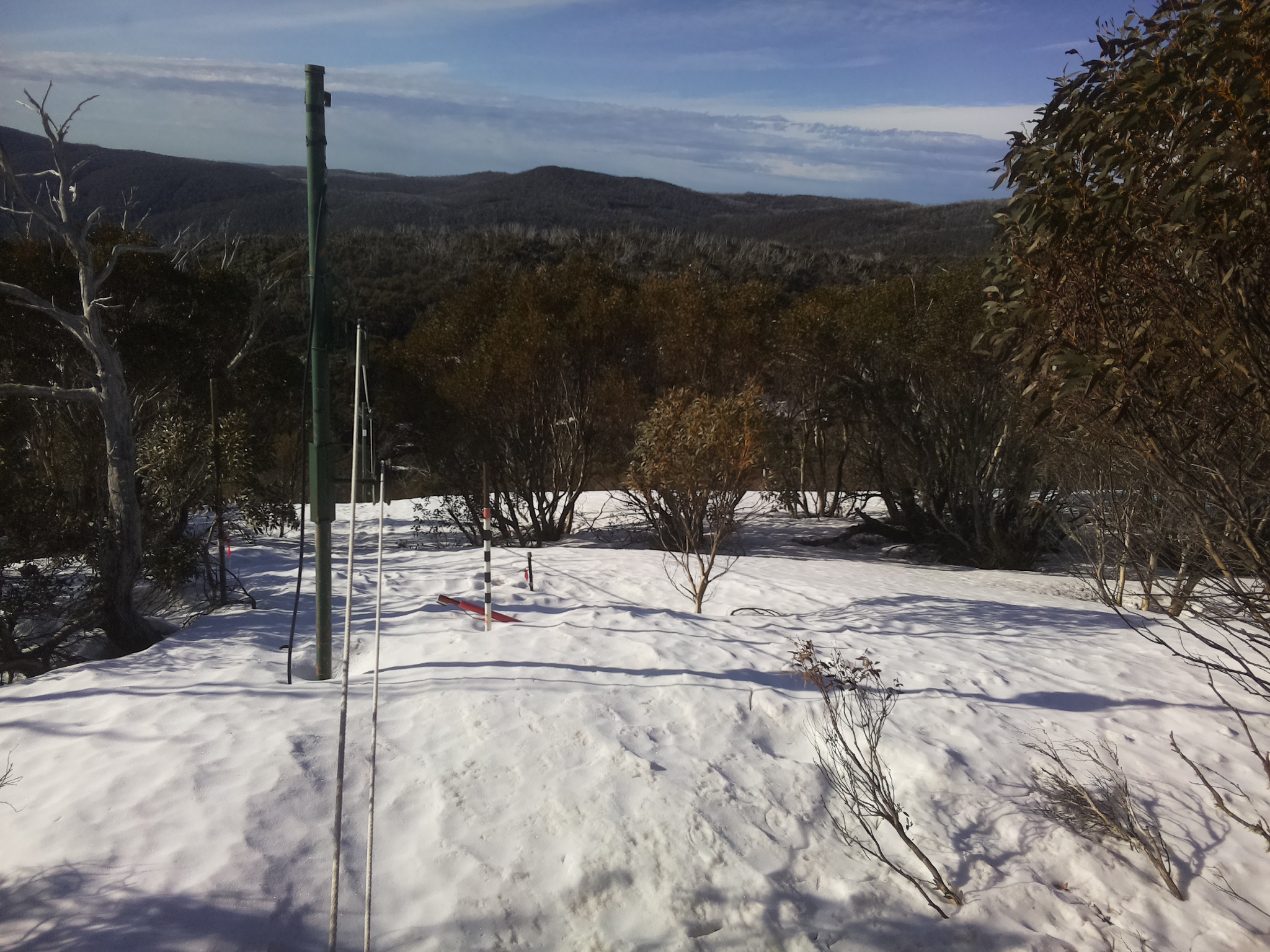 Bogong Web Cam 8:10am Friday 19th of September 2025