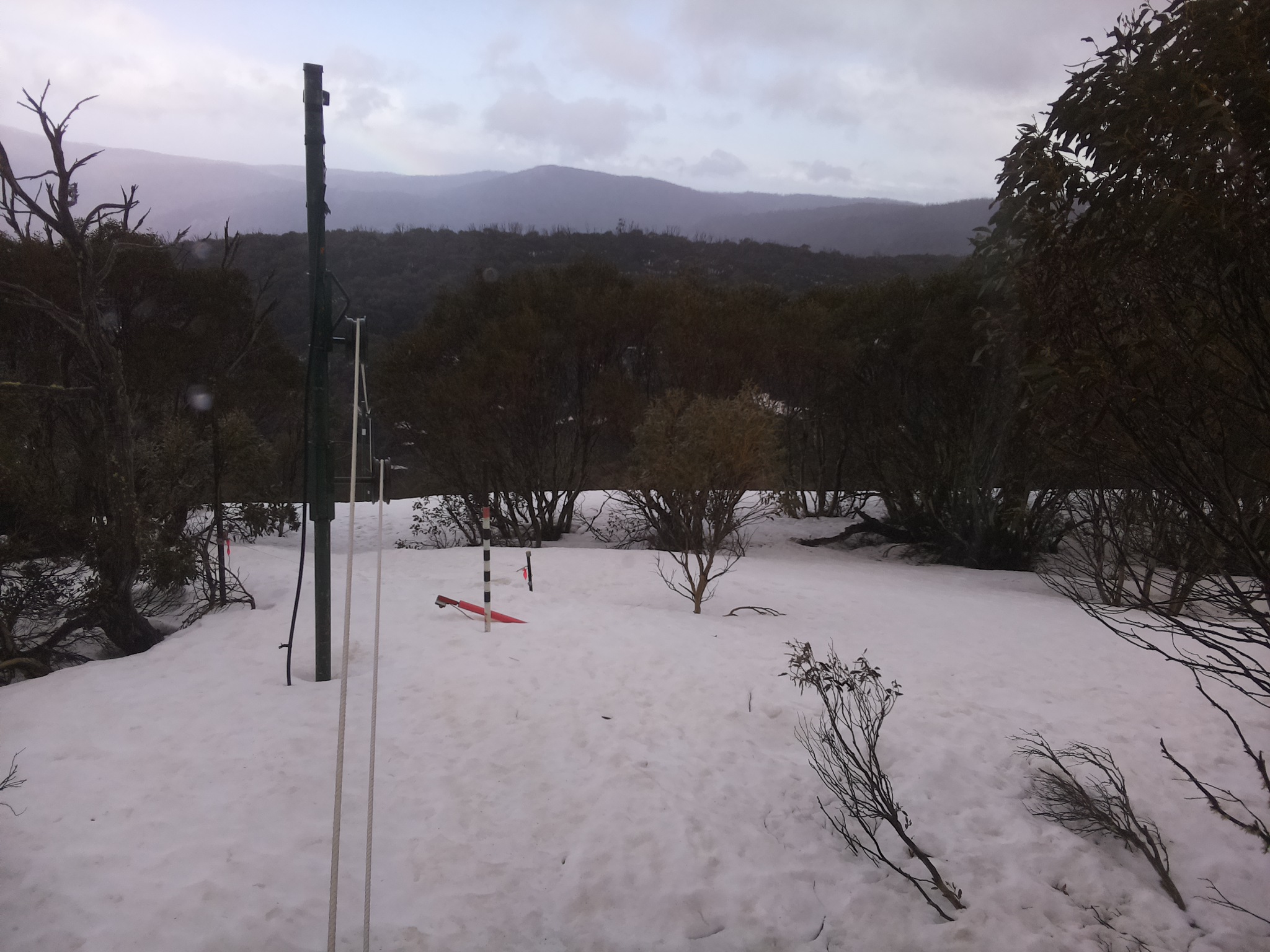 Bogong Web Cam 2:50pm Friday 19th of September 2025
