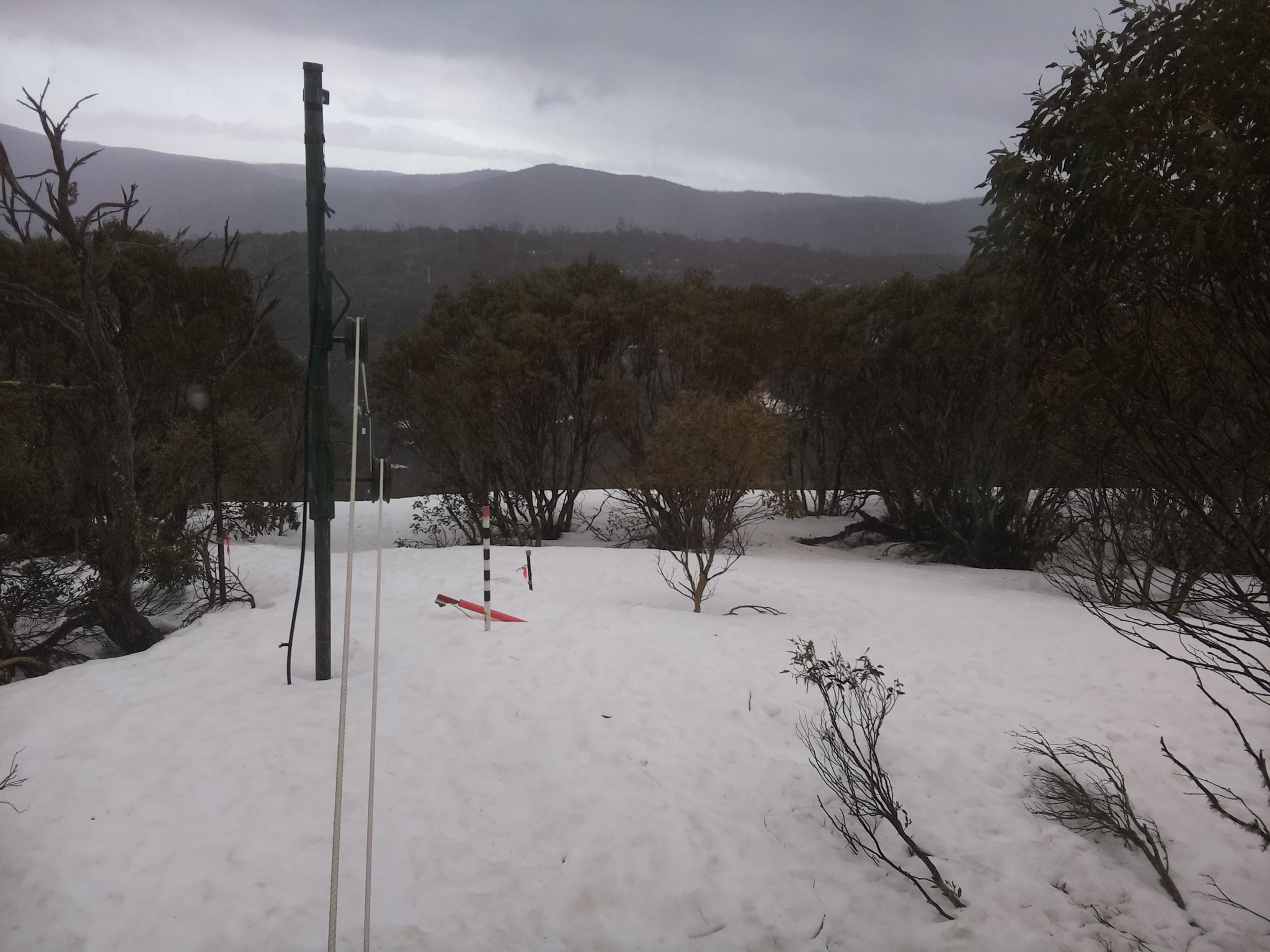 Bogong Web Cam 3:00pm Friday 19th of September 2025