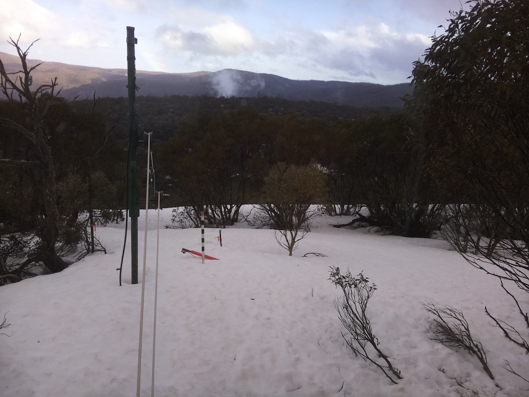 Bogong Web Cam 4:00pm Friday 19th of September 2025