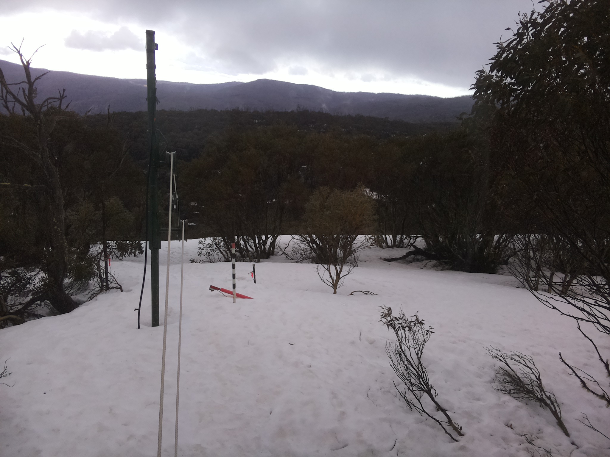 Bogong Web Cam 4:10pm Friday 19th of September 2025