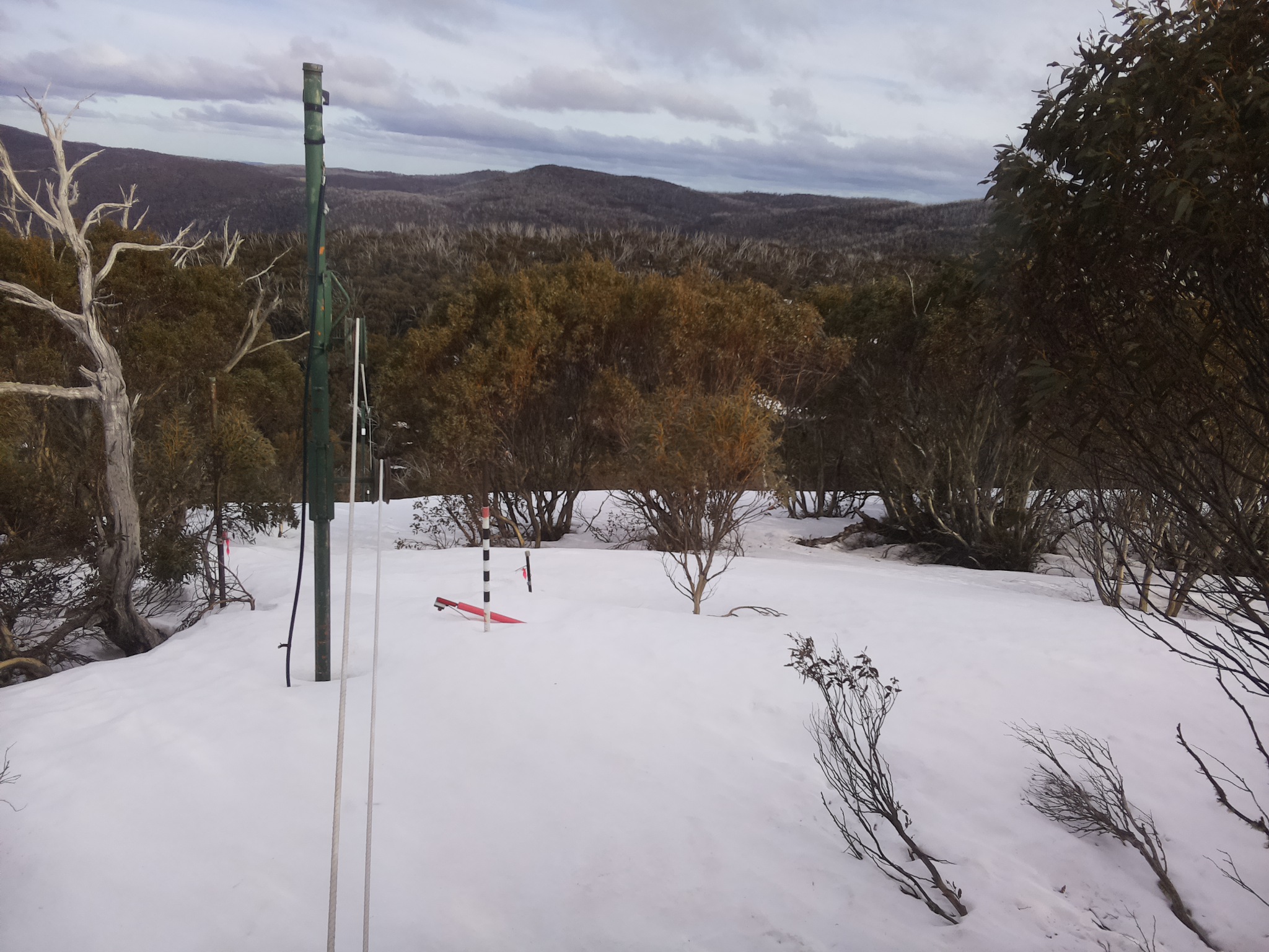 Bogong Web Cam 4:10pm Saturday 20th of September 2025