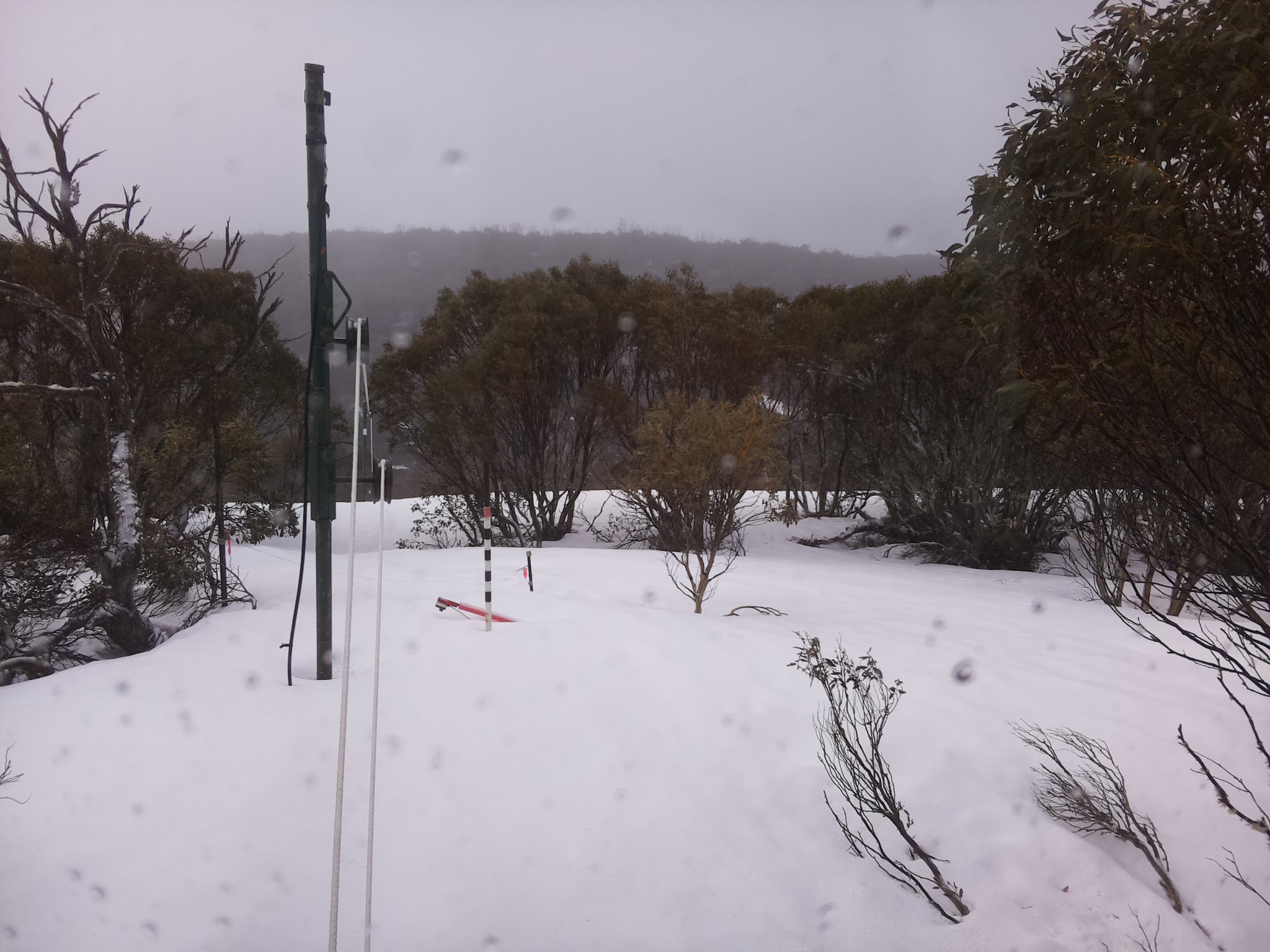 Bogong Web Cam 8:10am Sunday 21st of September 2025