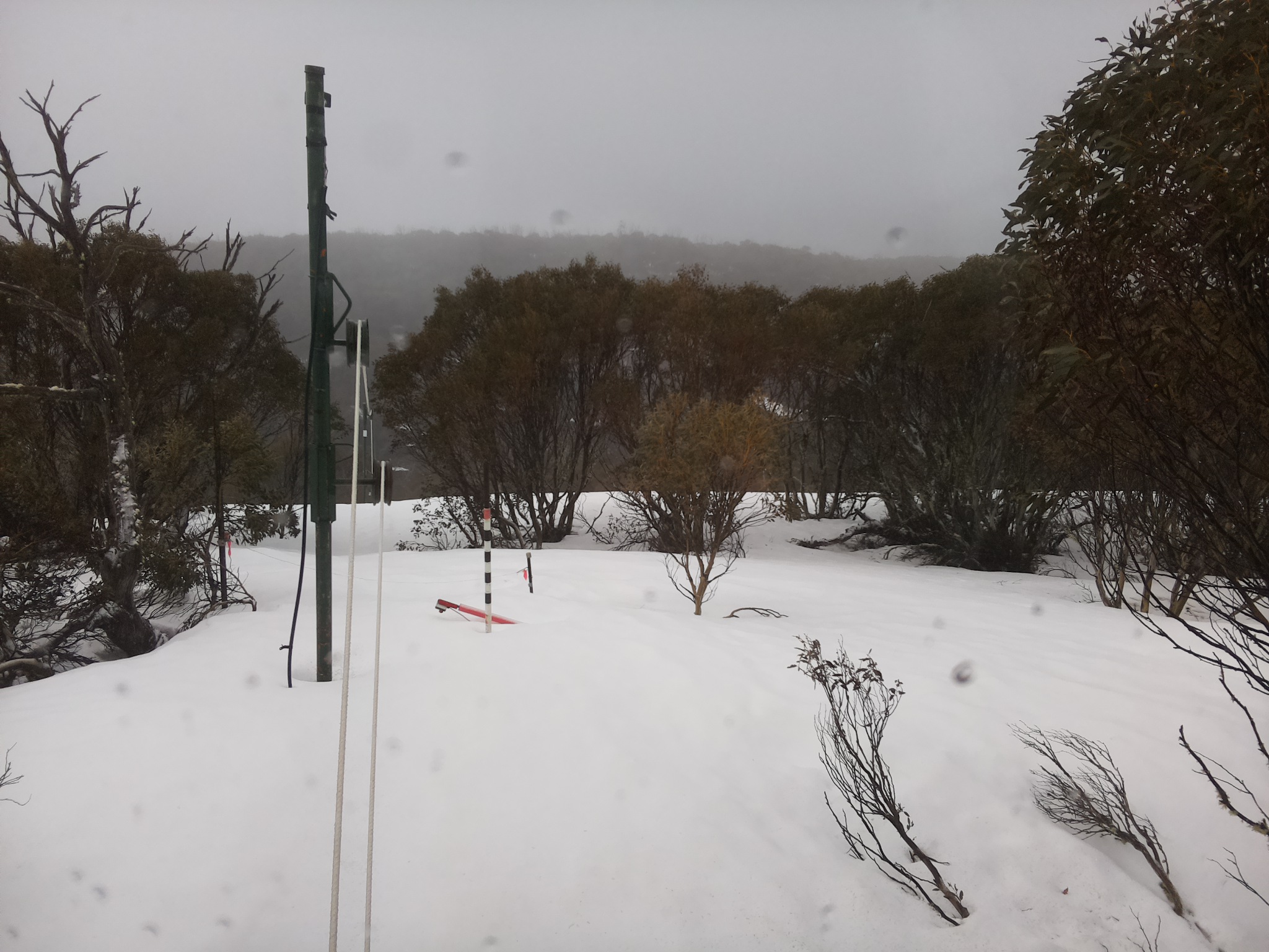 Bogong Web Cam 8:30am Sunday 21st of September 2025