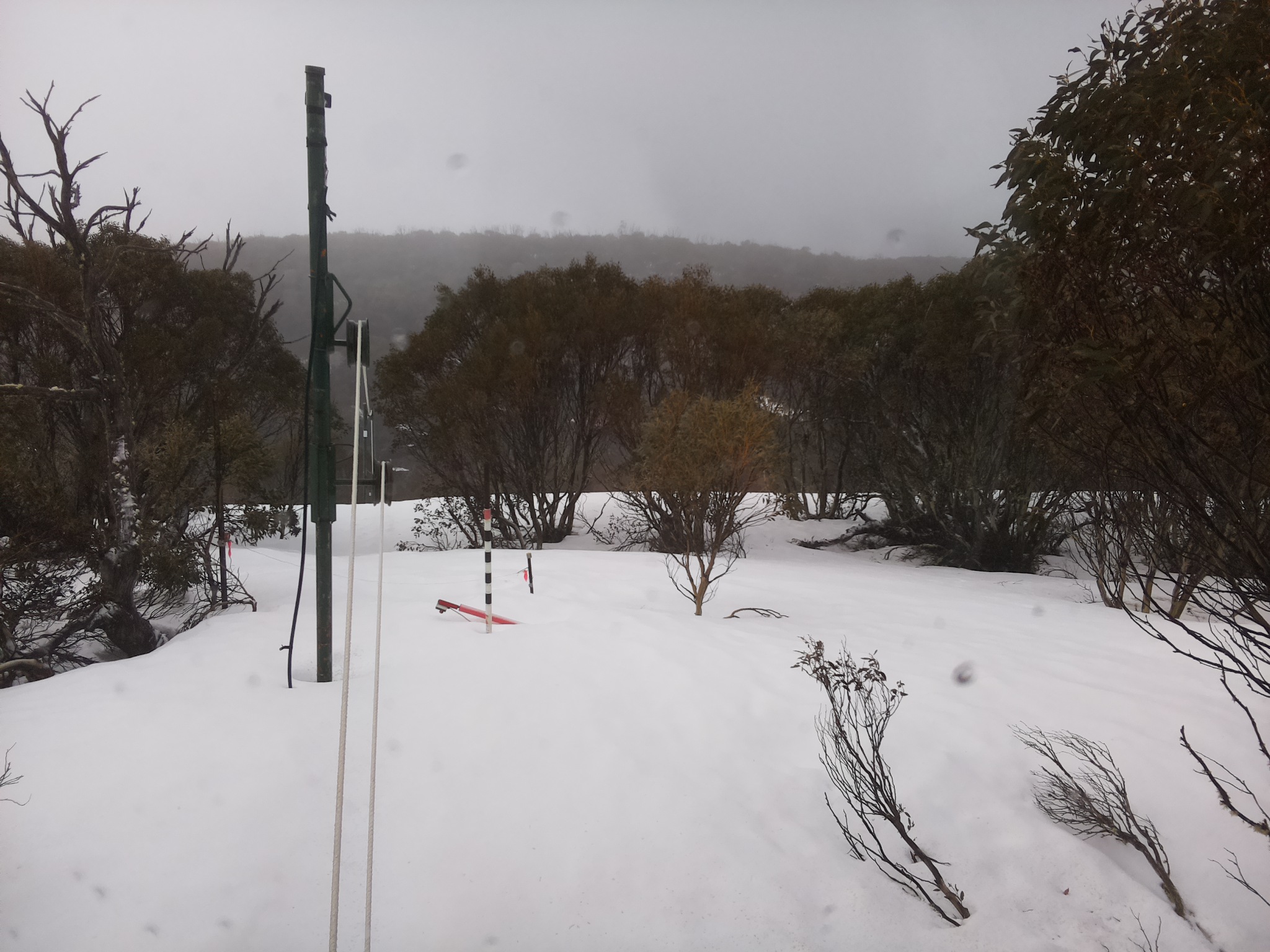 Bogong Web Cam 8:40am Sunday 21st of September 2025