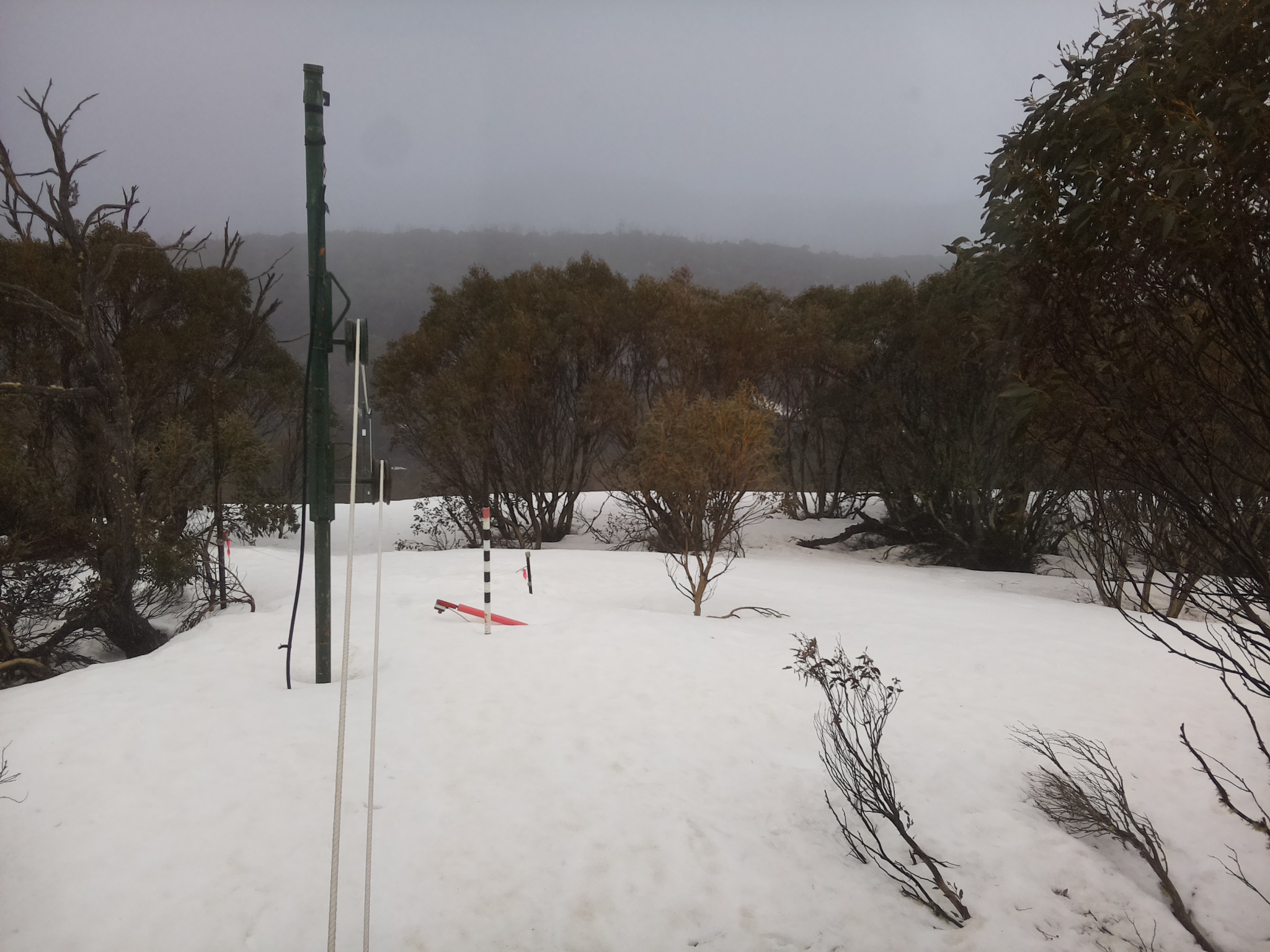 Bogong Web Cam 2:10pm Sunday 21st of September 2025