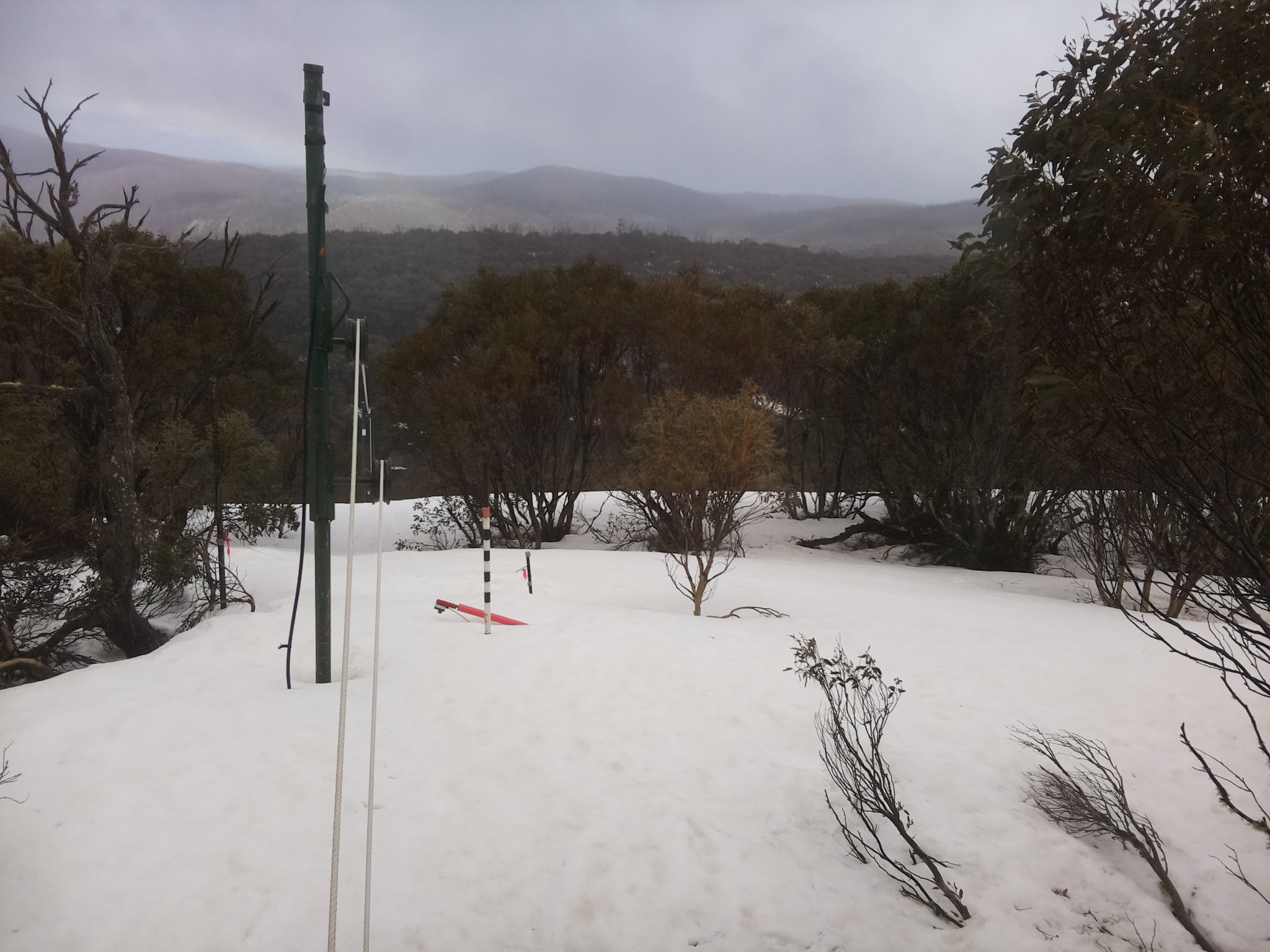 Bogong Web Cam 2:30pm Sunday 21st of September 2025