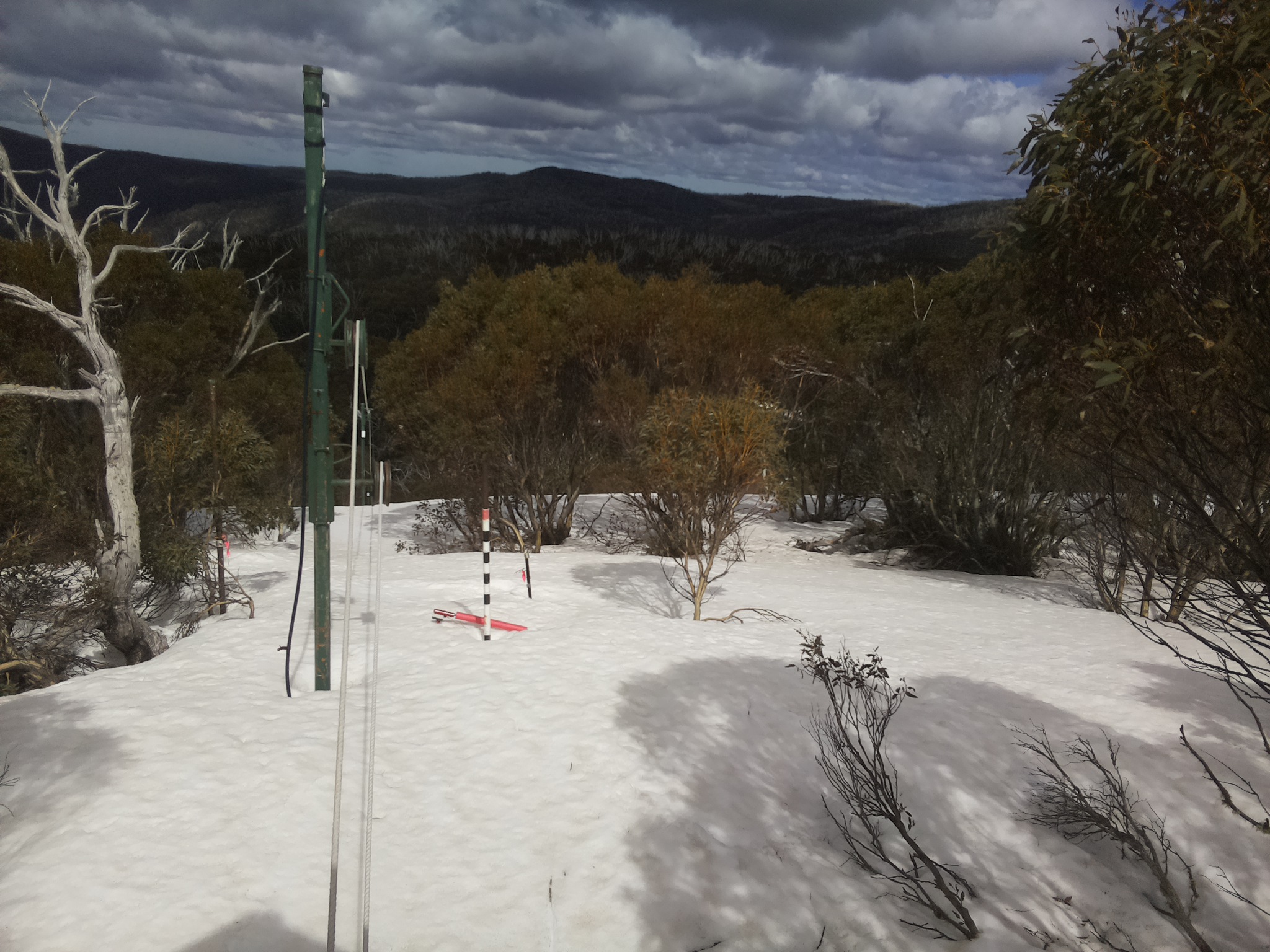 Bogong Web Cam 1:40pm Tuesday 23rd of September 2025