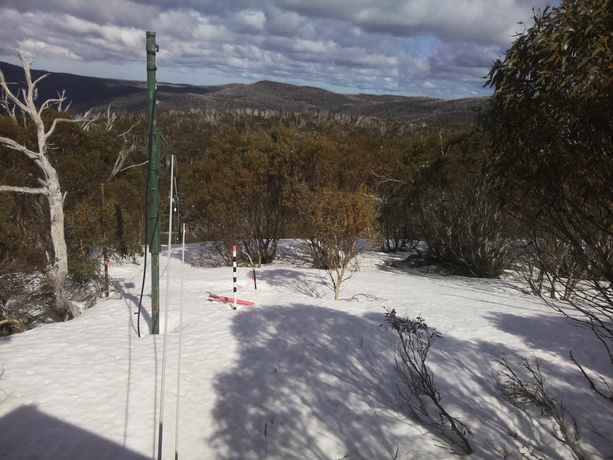 Bogong Web Cam 2:20pm Tuesday 23rd of September 2025