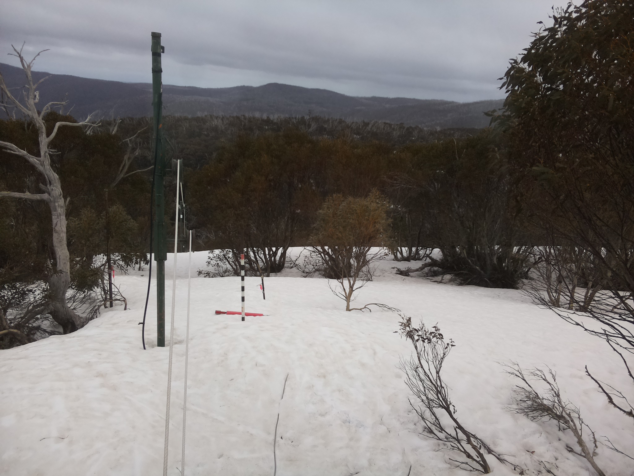 Bogong Web Cam 2:10pm Wednesday 24th of September 2025