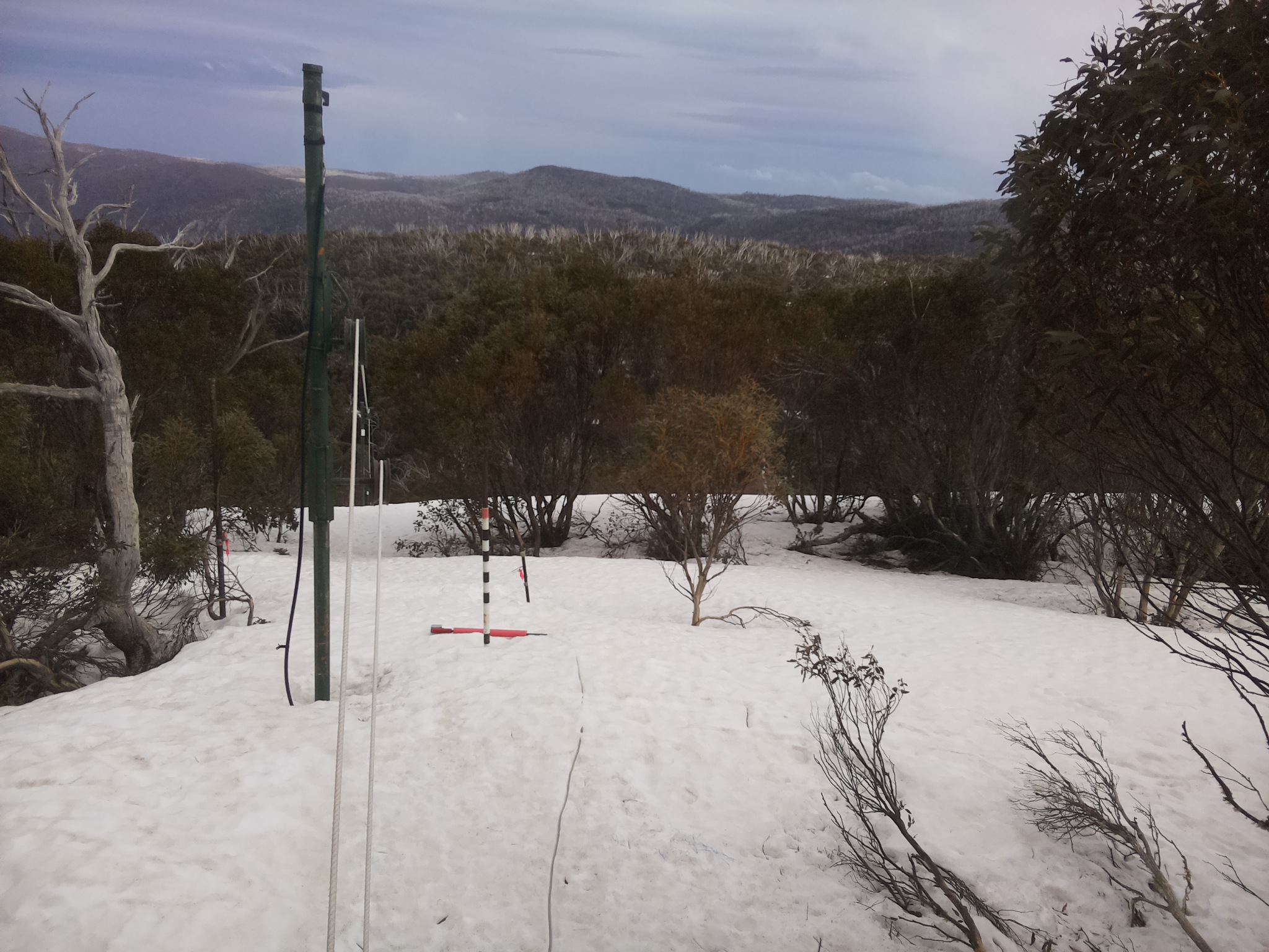 Bogong Web Cam 3:10pm Thursday 25th of September 2025