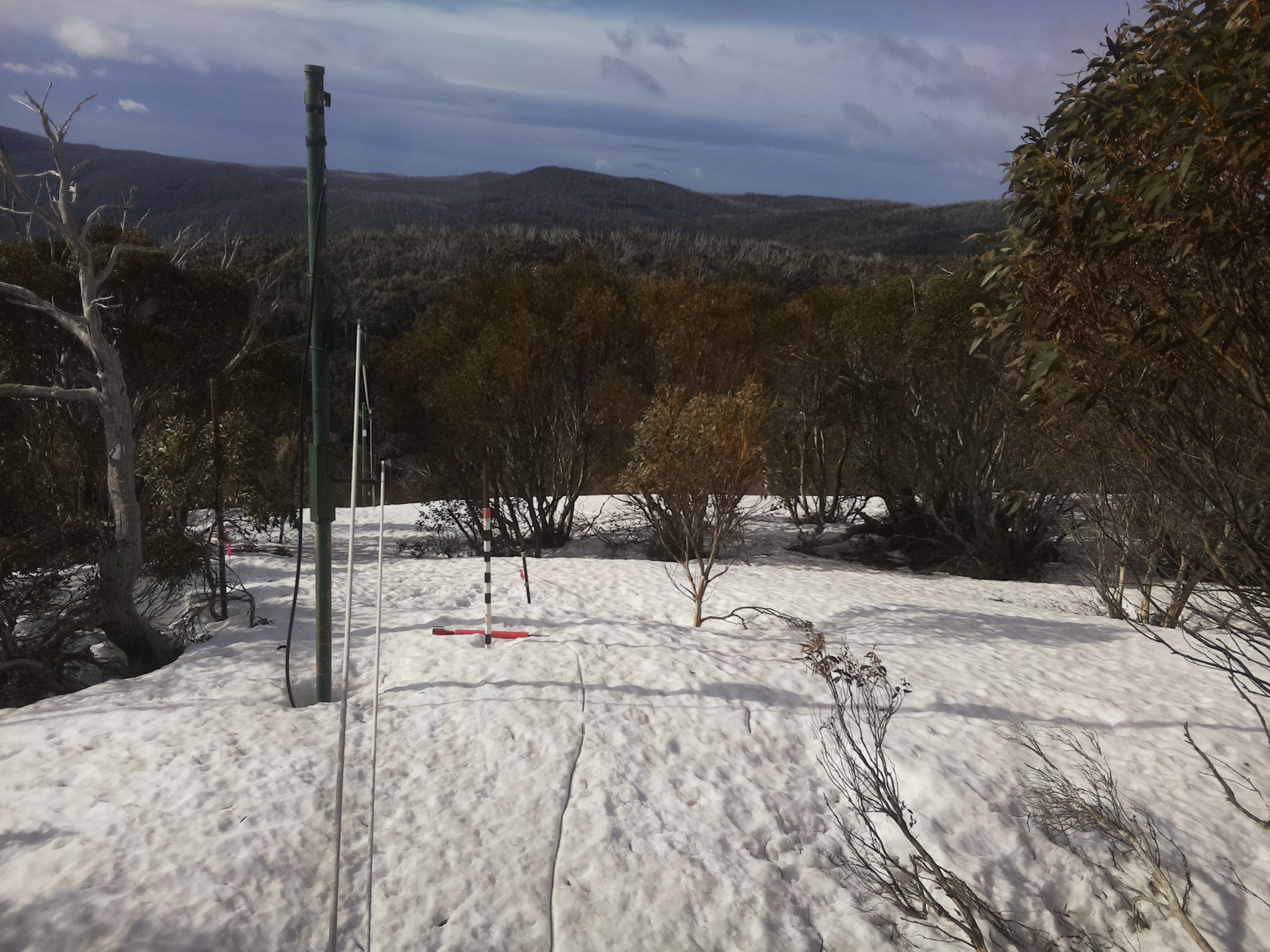Bogong Web Cam 8:20am Friday 26th of September 2025