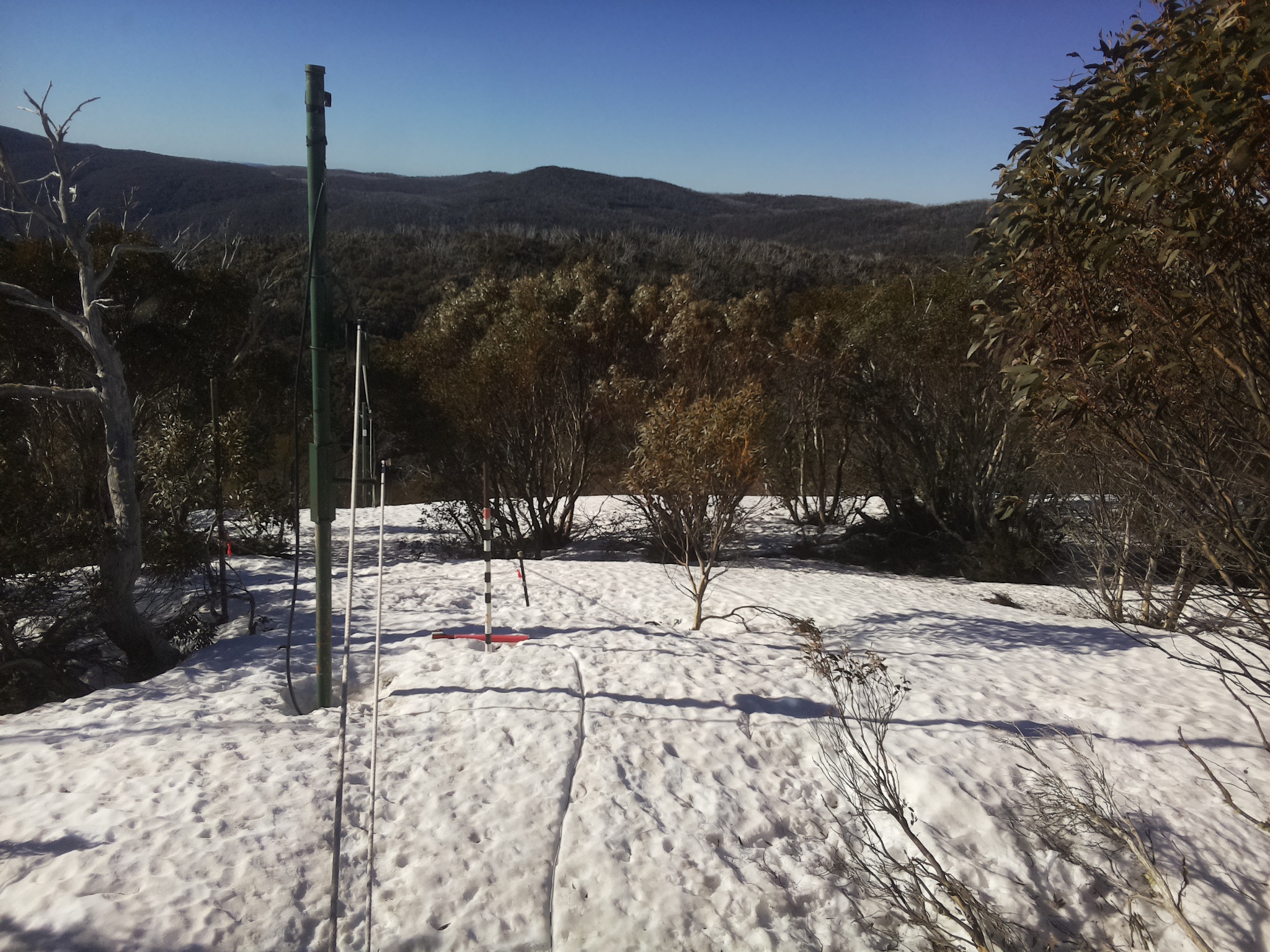 Bogong Web Cam 8:10am Saturday 27th of September 2025