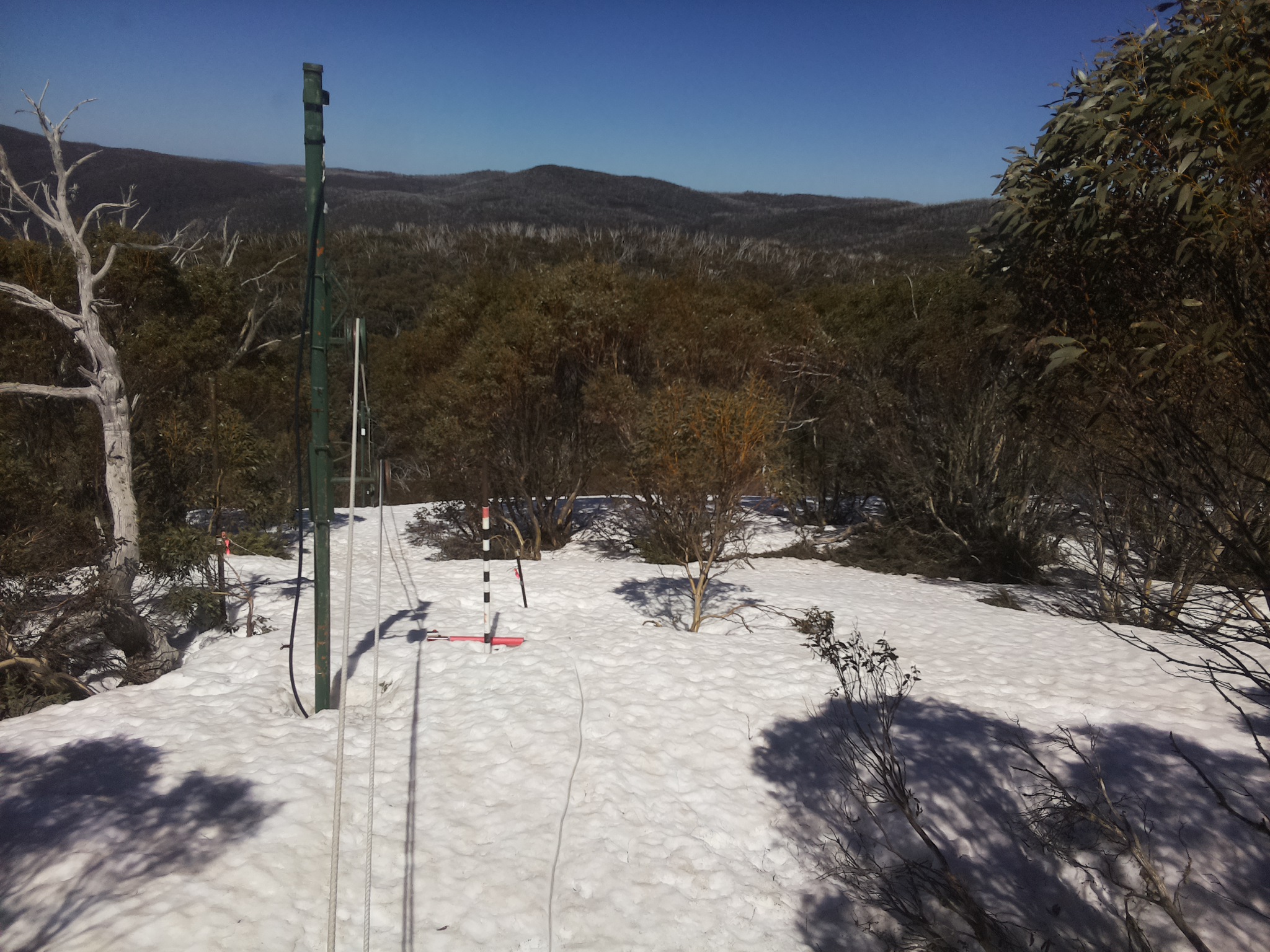 Bogong Web Cam 12:50pm Saturday 27th of September 2025