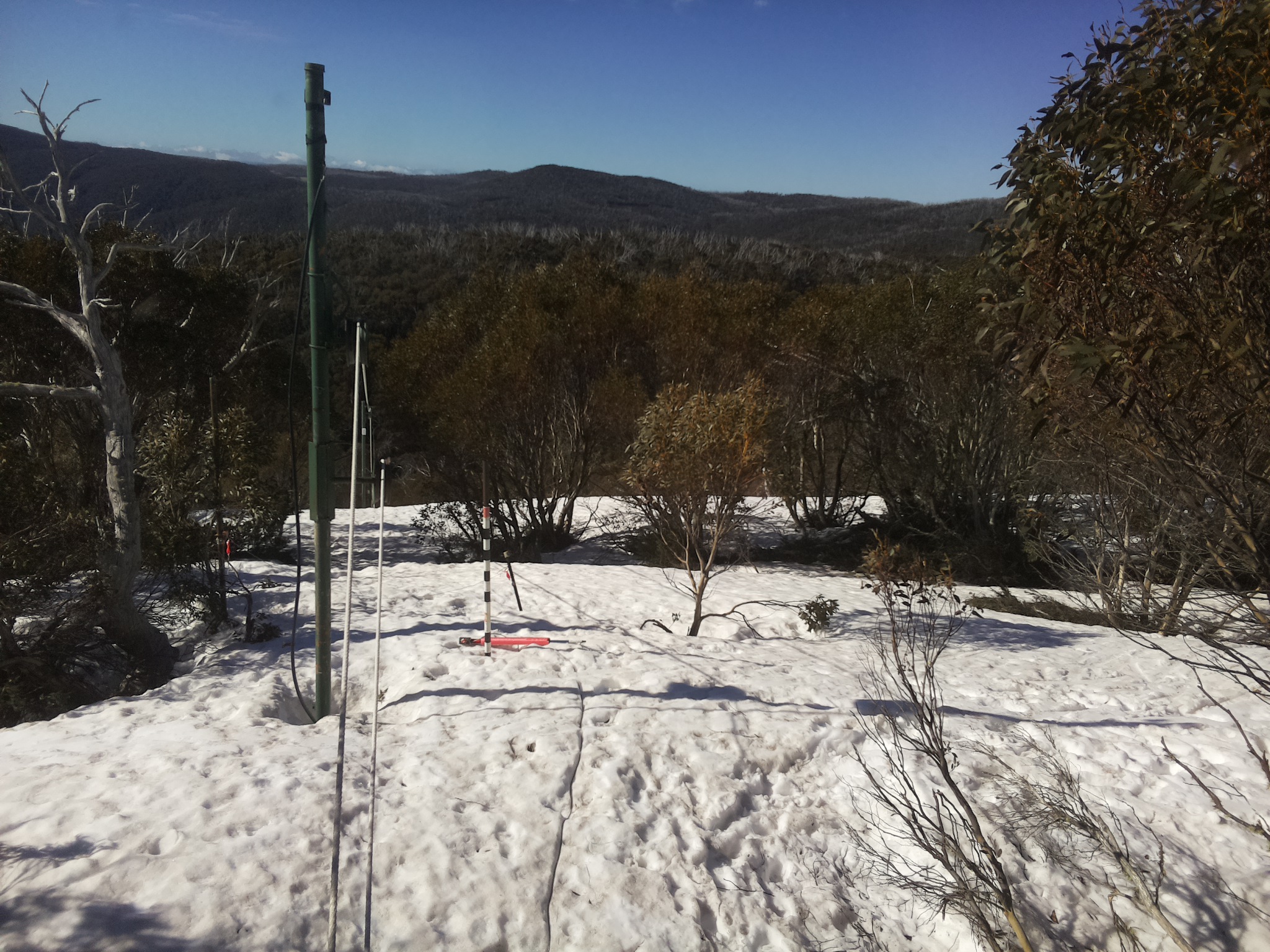 Bogong Web Cam 8:40am Monday 29th of September 2025