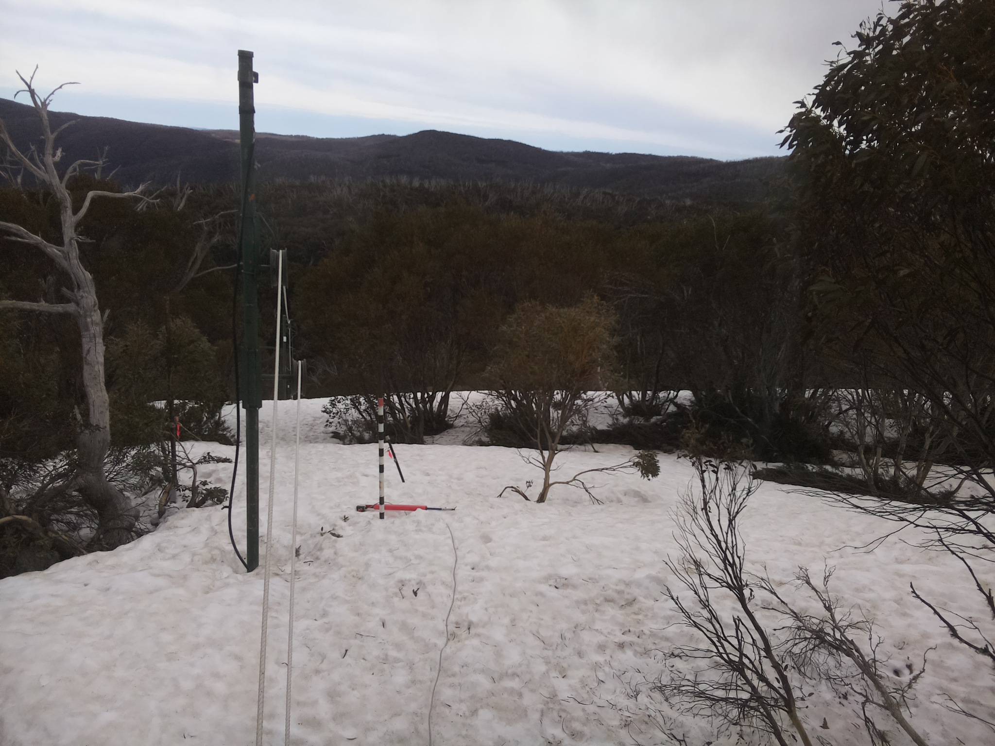 Bogong Web Cam 8:20am Tuesday 30th of September 2025